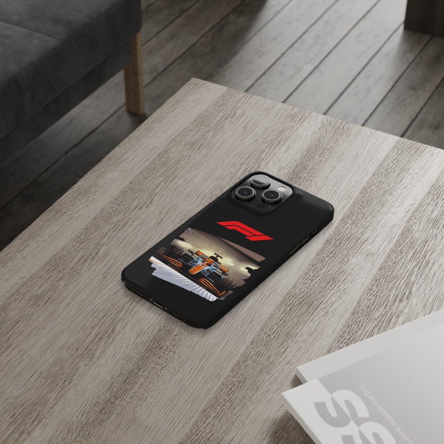 F1 McClaren Orange Car Iphone 15, 14, 13, 12, 11 Cases