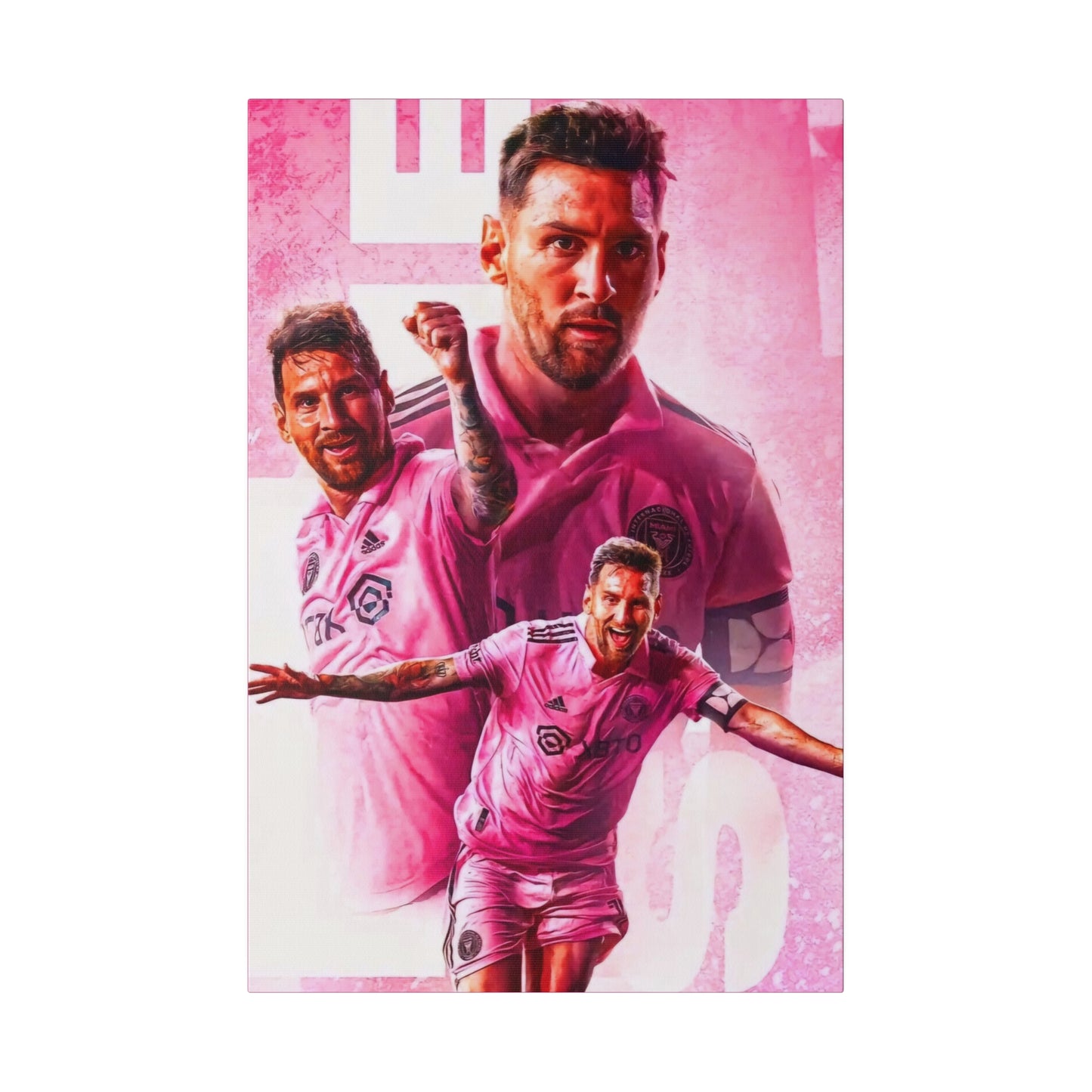 Lionel Messi by Inter Miami - Canvas