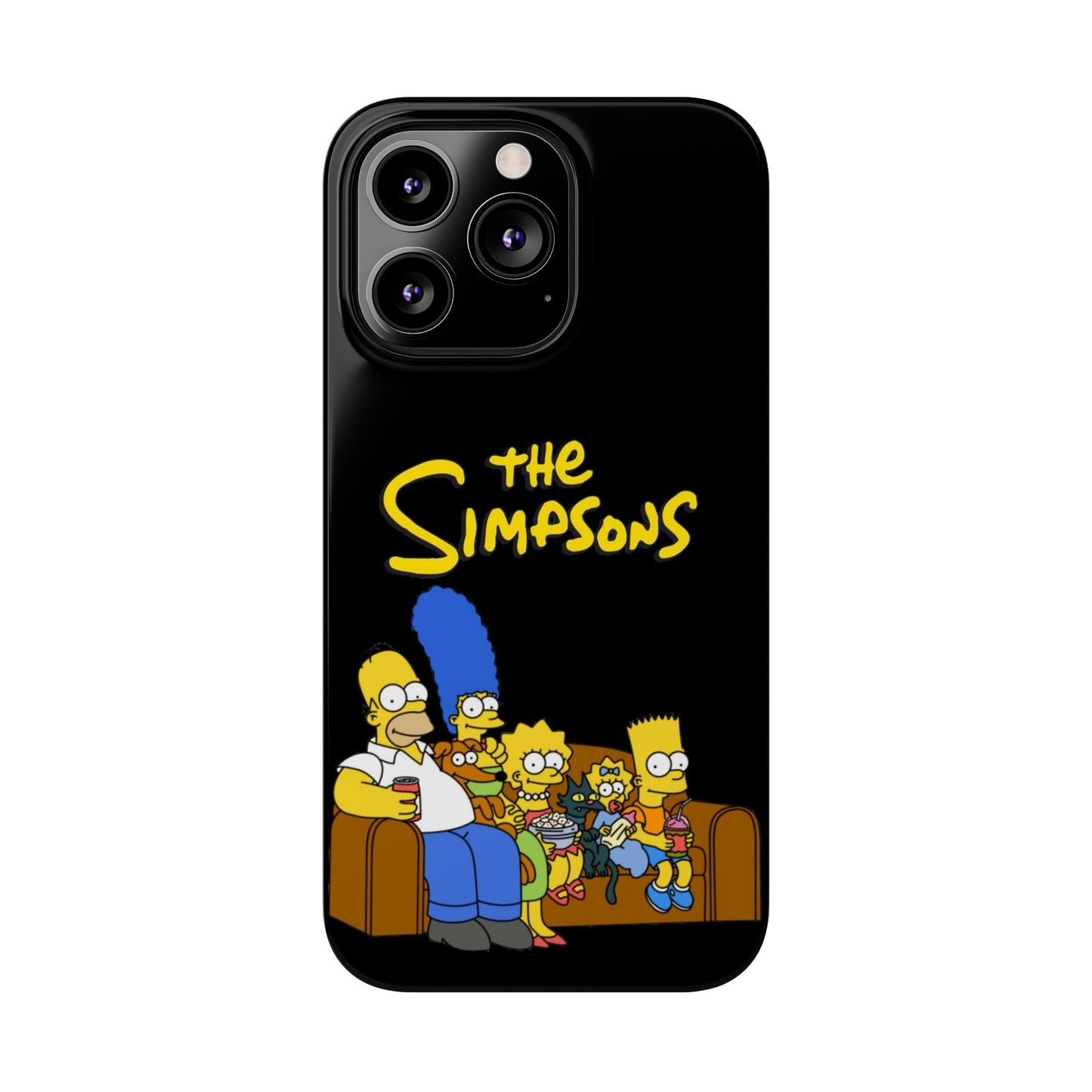 Springfield on Your Phone: The Simpsons iPhone 15, 14, 13, 12, 11 Cases