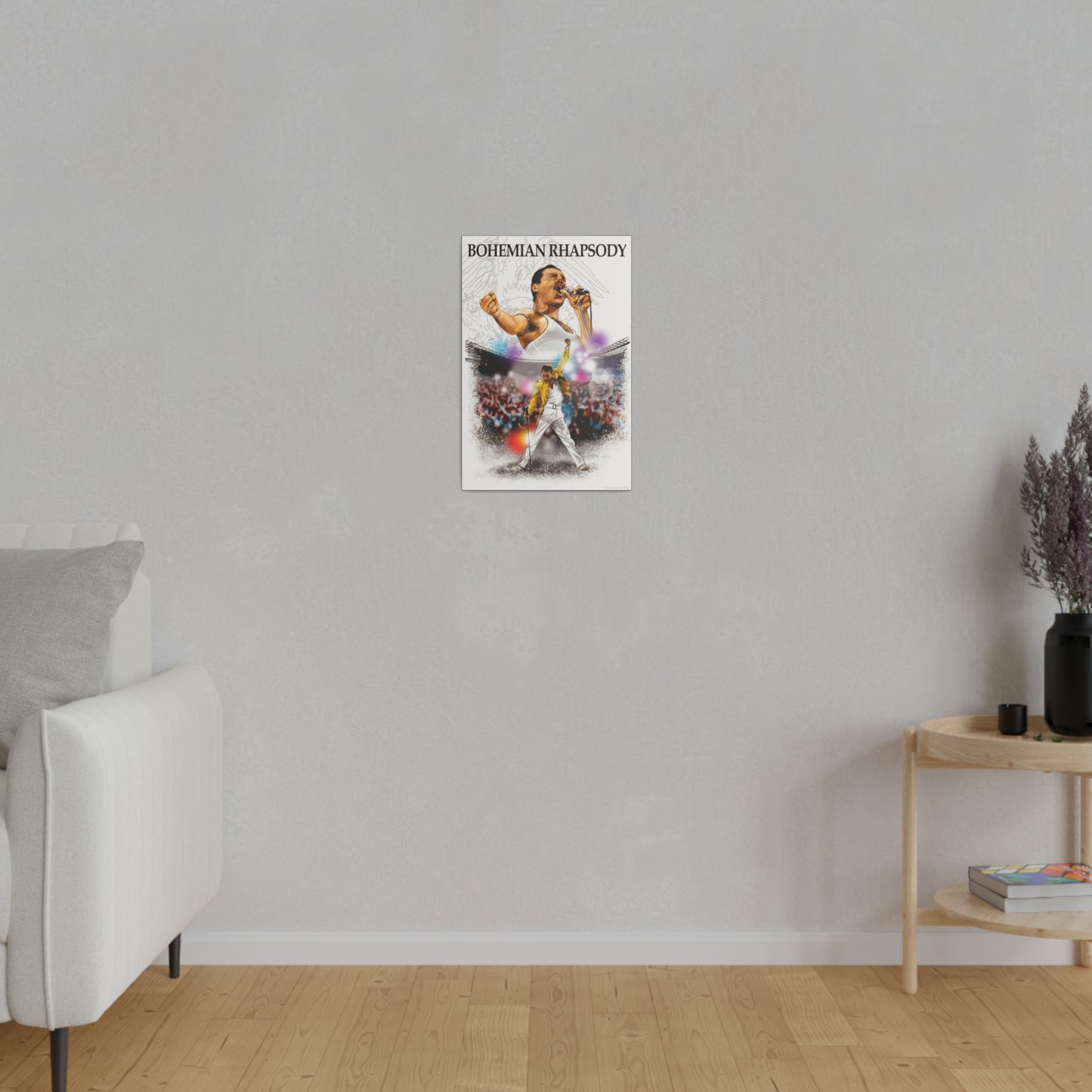 Bohemian Rhapsody Tribute: Freddy Mercury & Queen Canvas