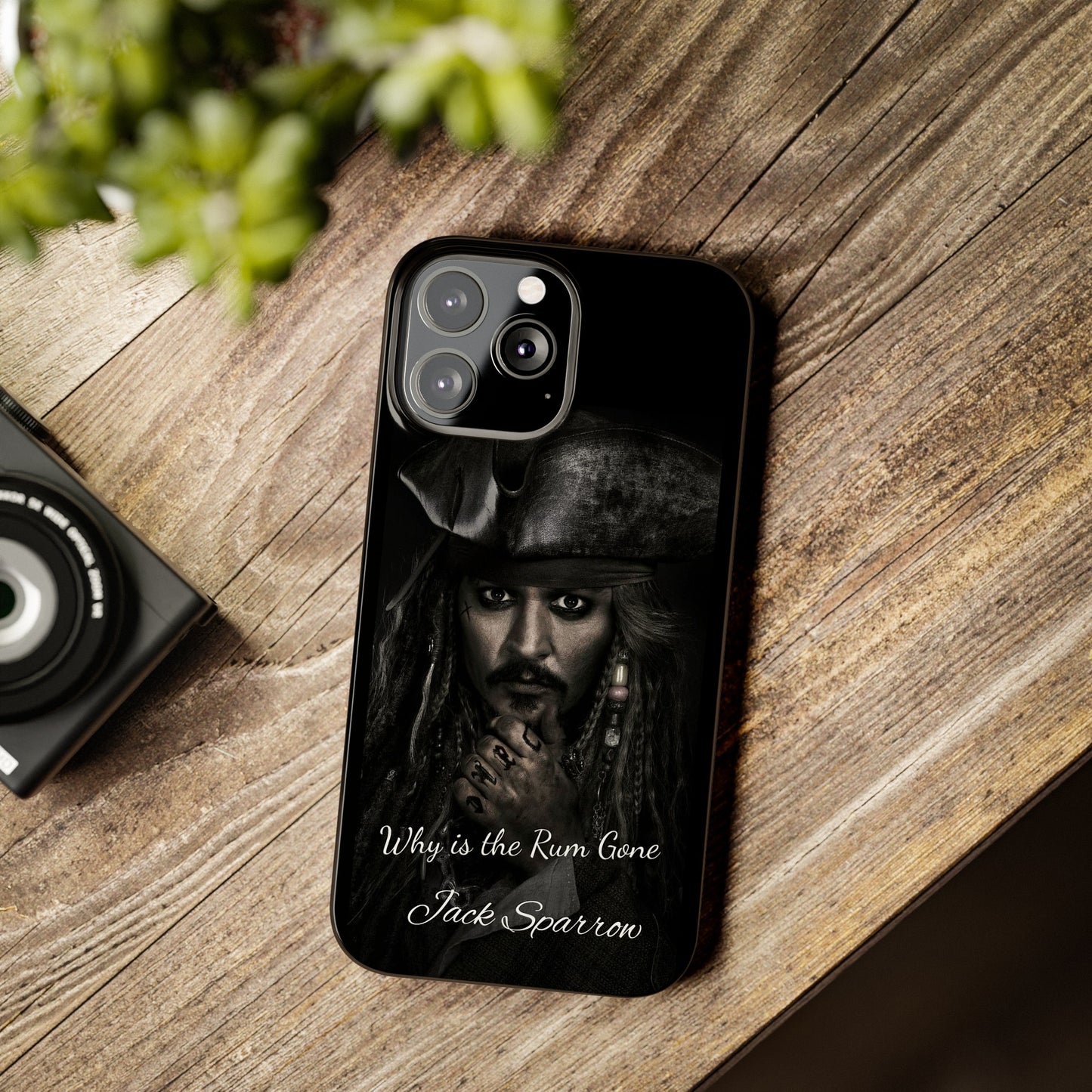 Captain Jack Sparrow: Where's the Rum? iPhone 15, 14, 13, 12 Cases