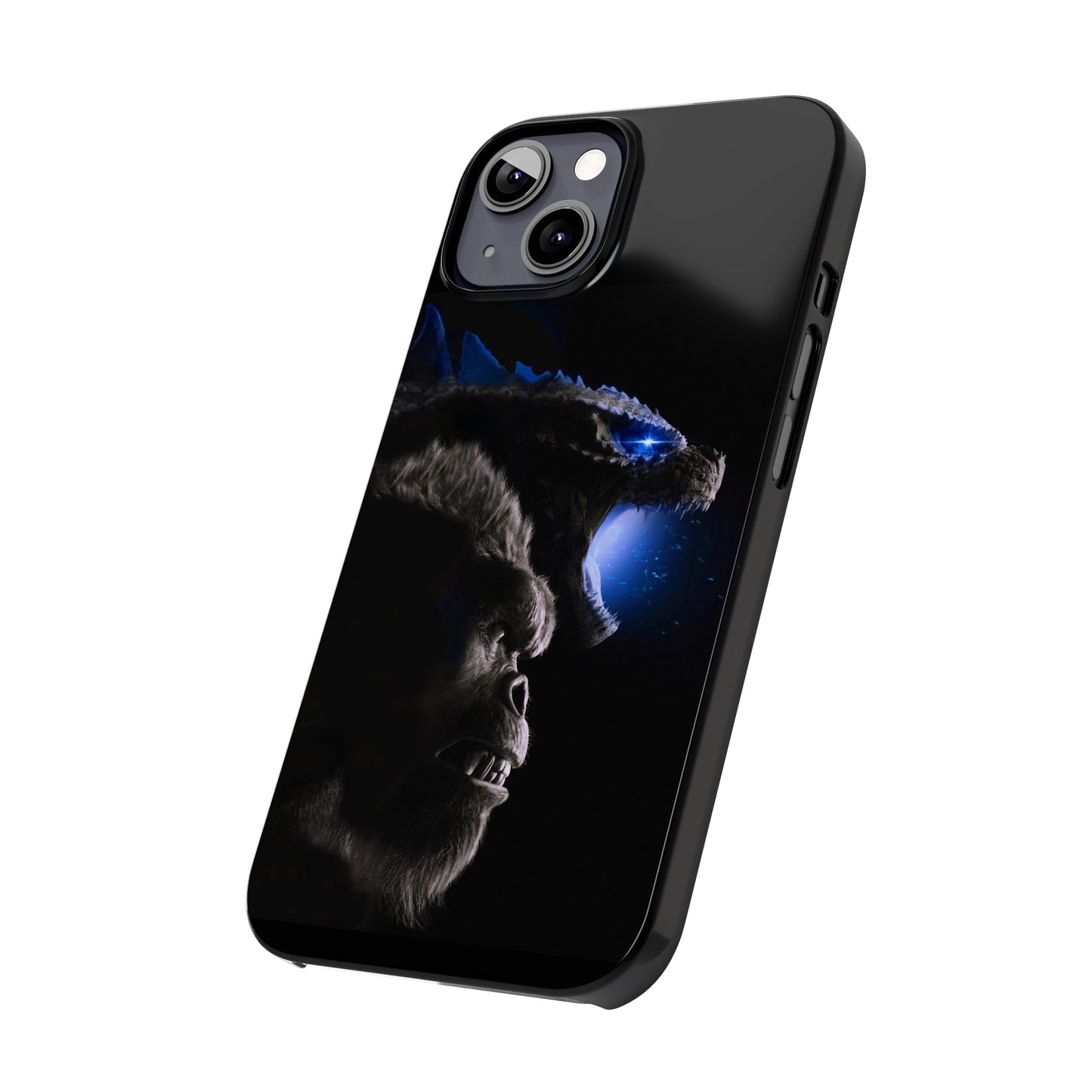 Godzilla x Kong New Age iPhone Cases: Unleash the Titans (Blue Edition)