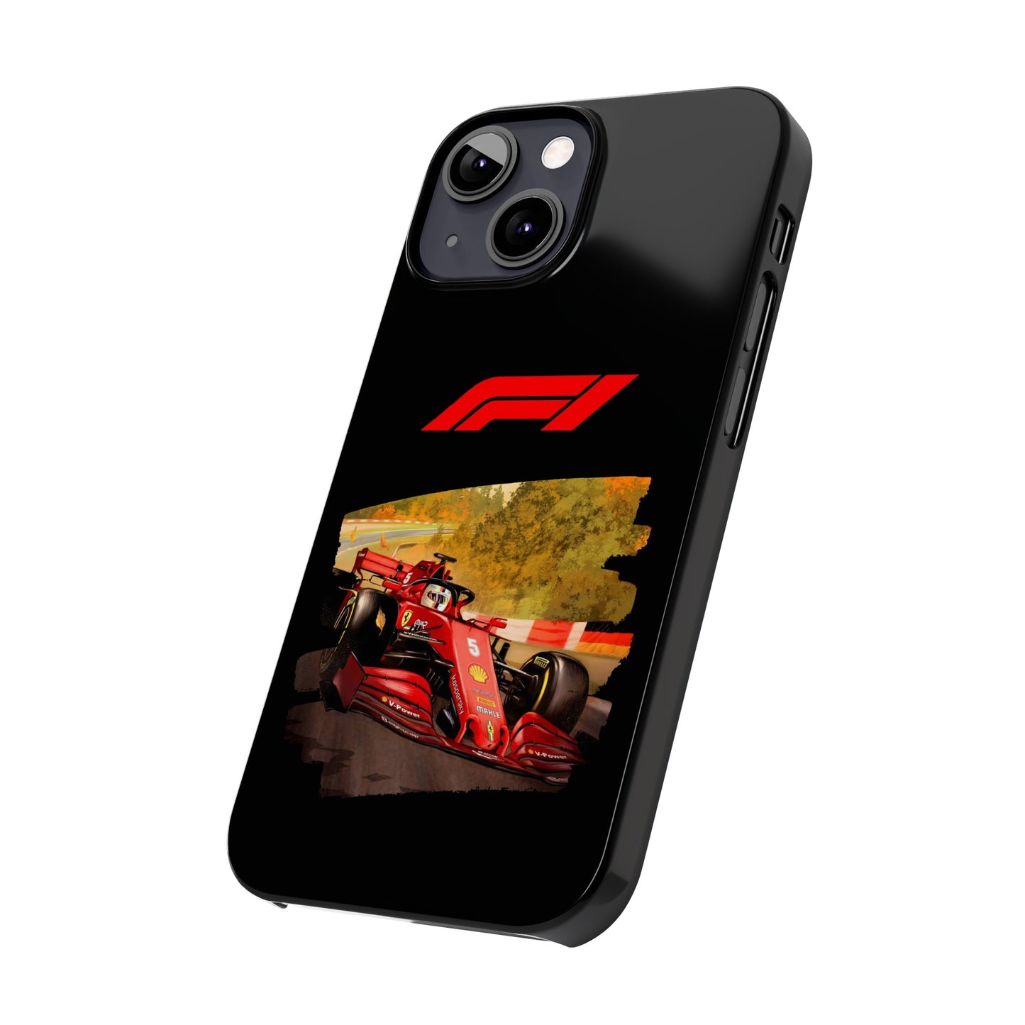 F1 Ferrari's power Iphone 15, 14, 13, 12, 11 Cases