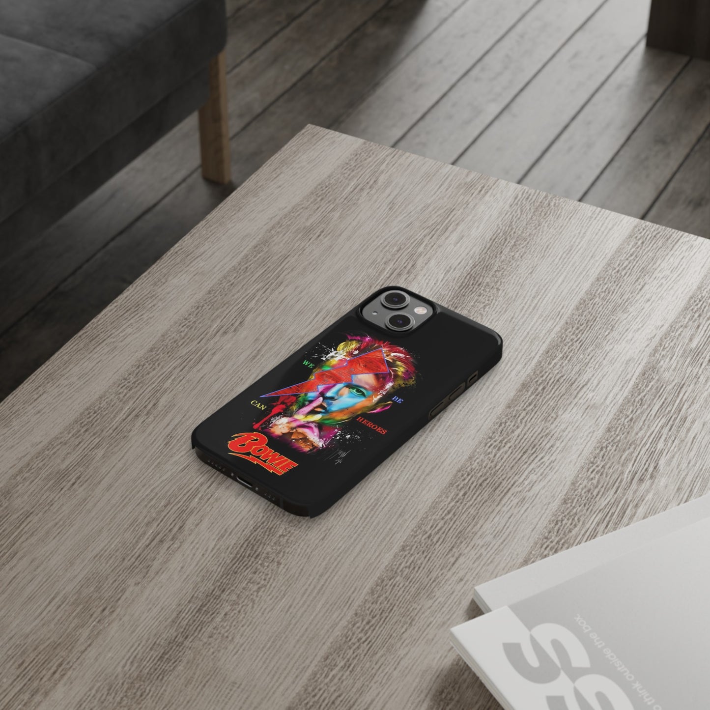 David Bowie: We Can Be Heroes" iPhone 15, 14, 13, 12 Cases