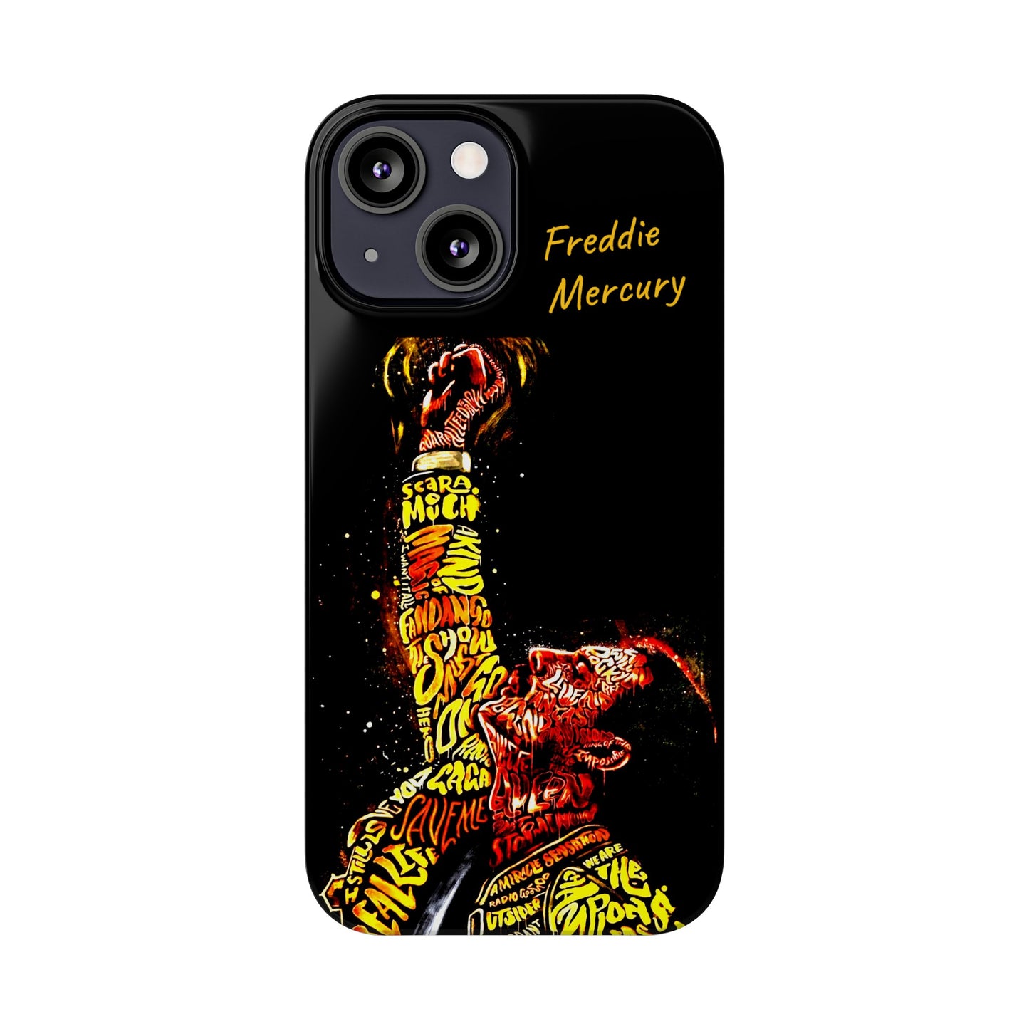 Freddie Mercury Songs IPhone 15, 14, 13, 12, 11 Cases