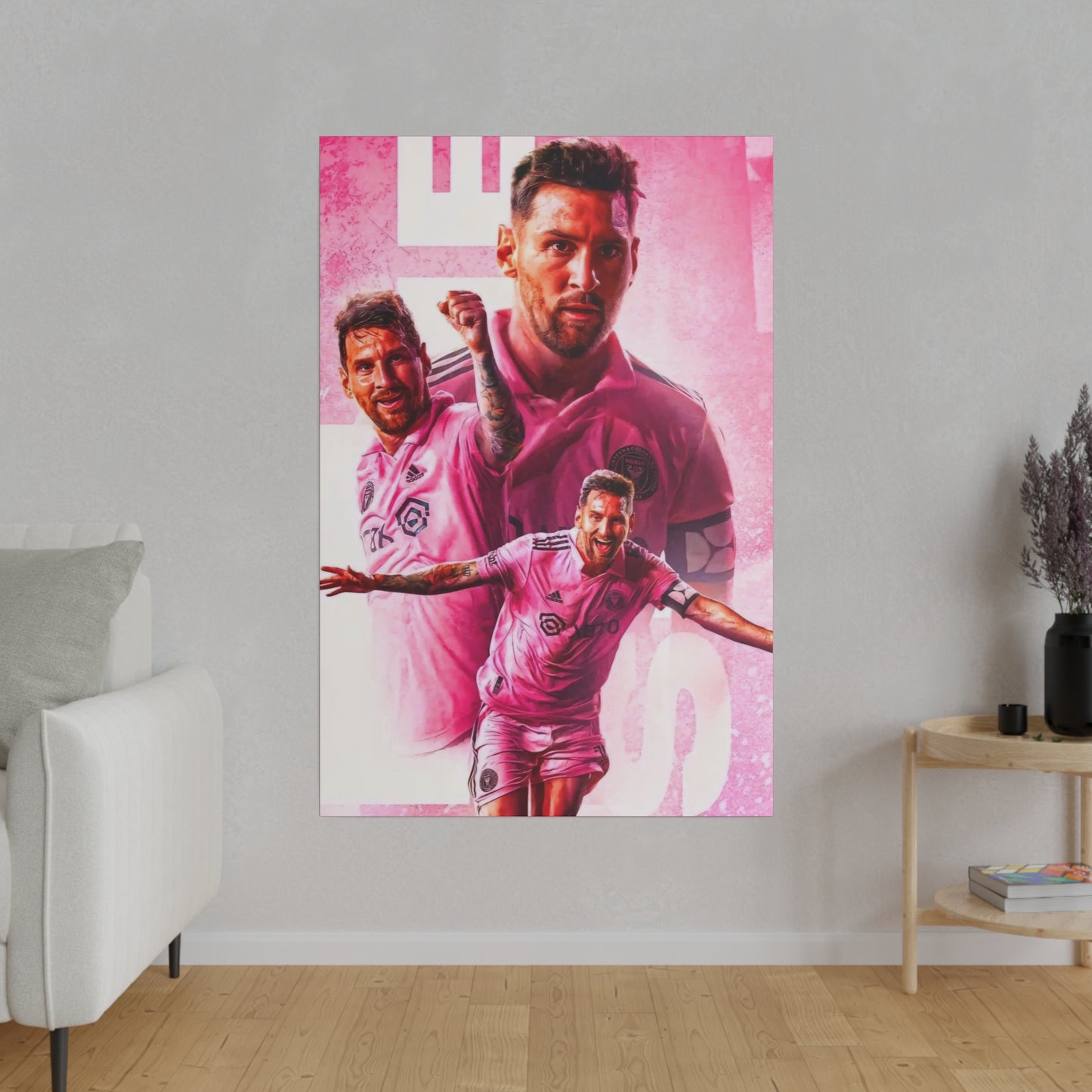 Lionel Messi by Inter Miami - Canvas