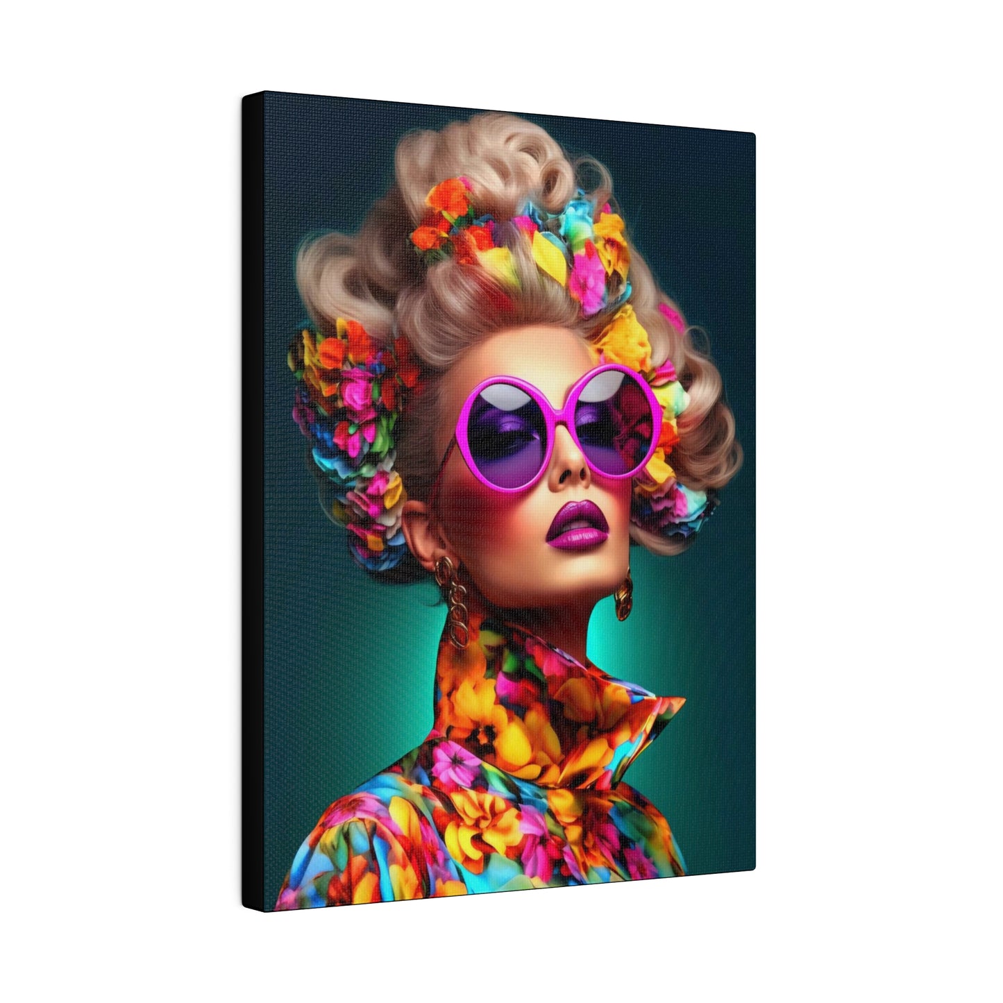 Vibrant Women: Colorful Art Style - Canvas