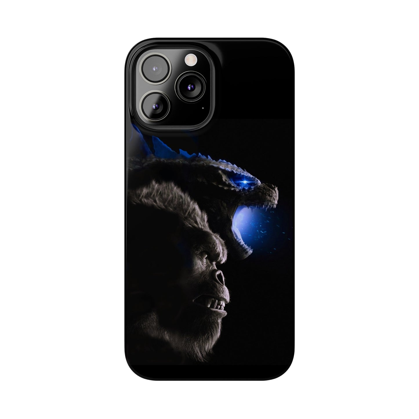 Godzilla x Kong New Age iPhone Cases: Unleash the Titans (Blue Edition)