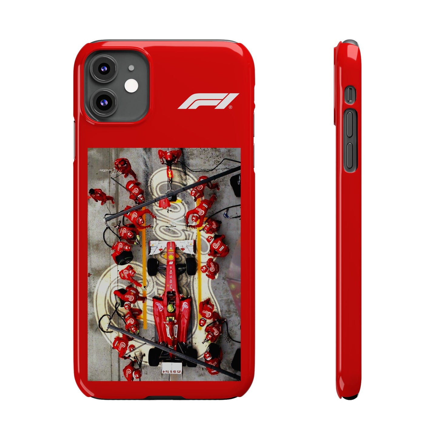 F1 Ferrari Pitstop Iphone Cases