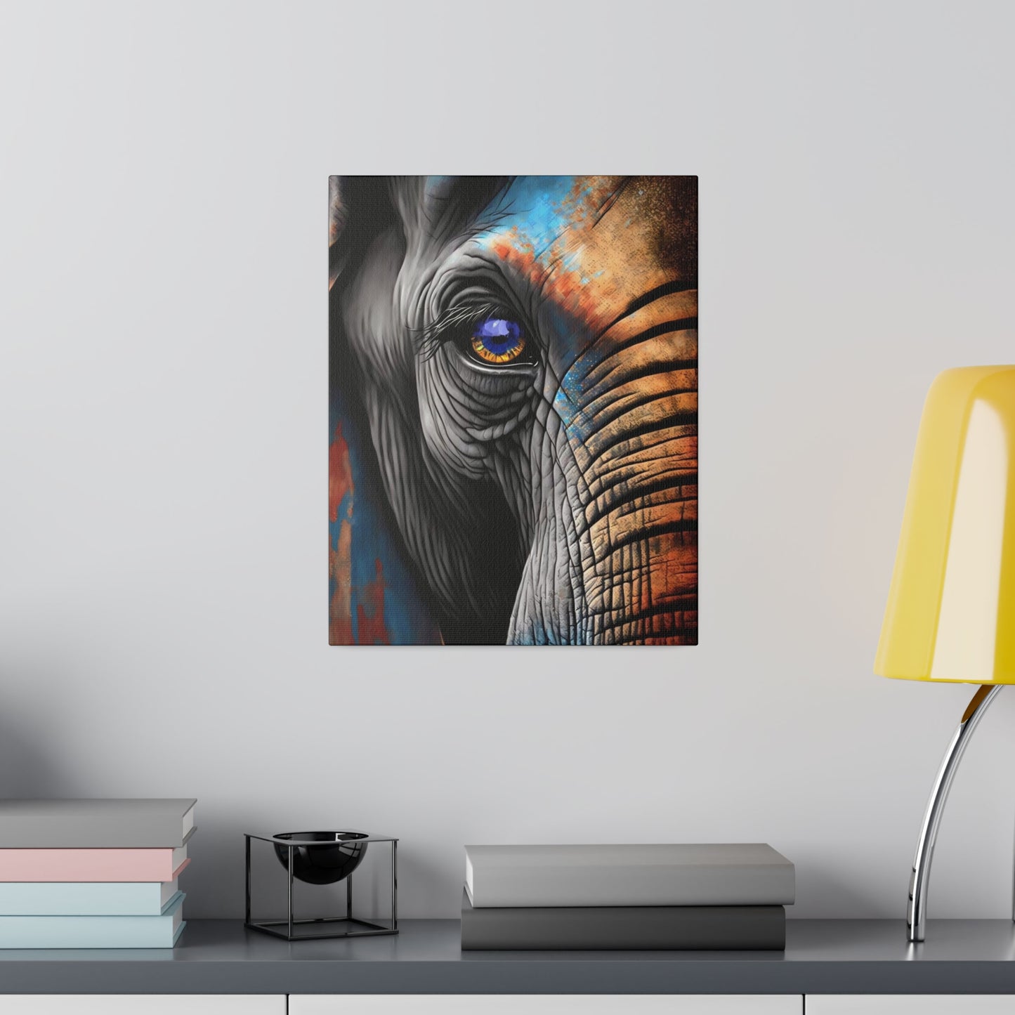 Half Elephant Head: Nature-Inspired Wall Art Canvas