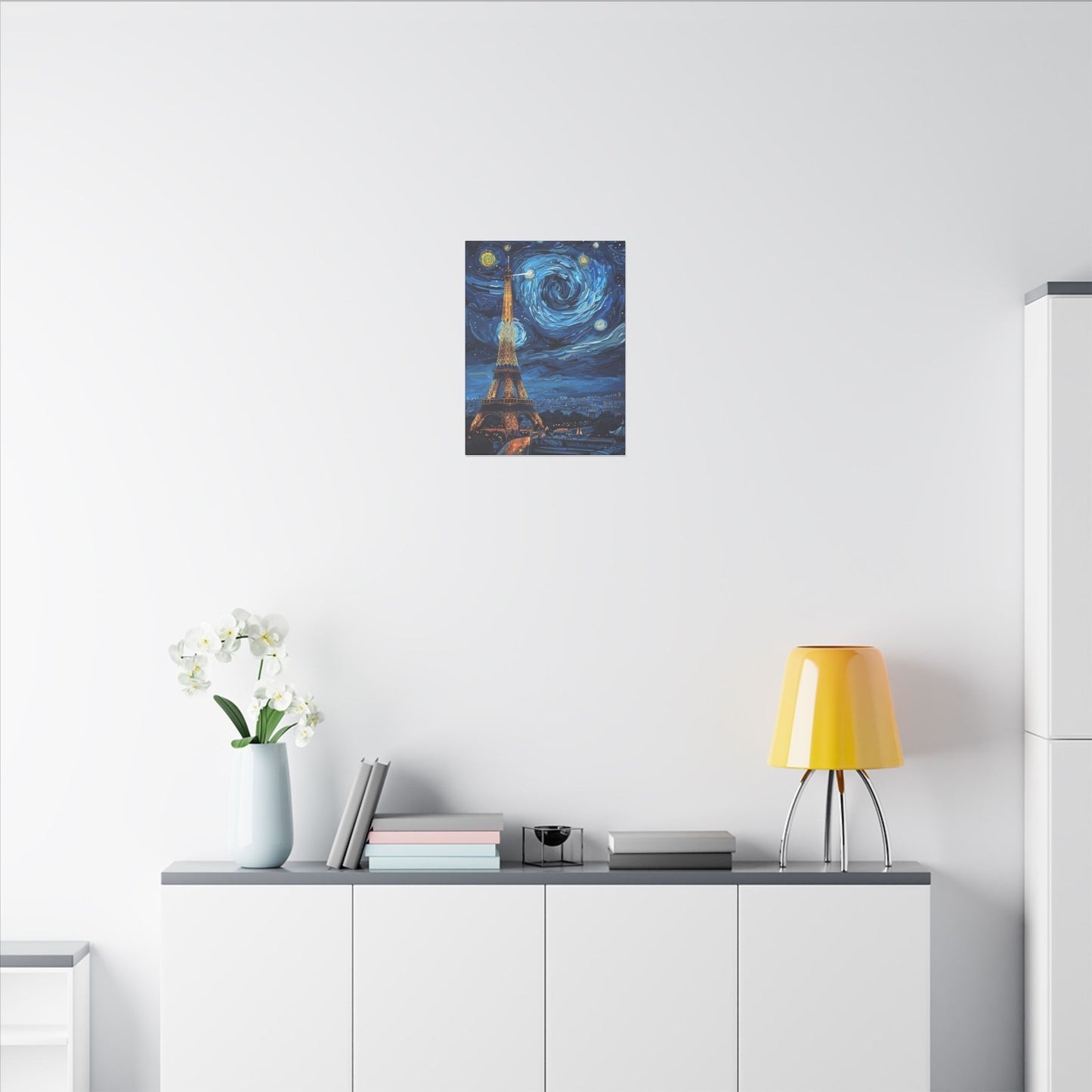 Canvas Paris Meets Van Gogh: A Masterpiece for Your Wall