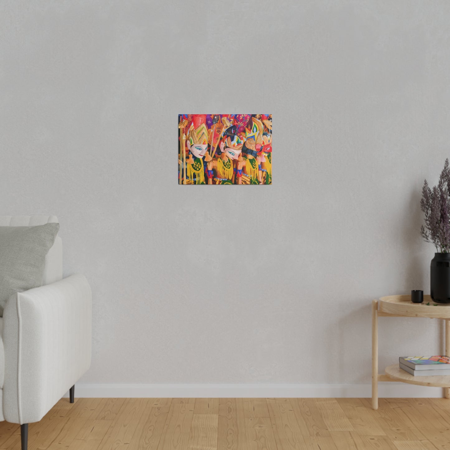 Wayang Tales: Indonesian Wall Art - Canvas