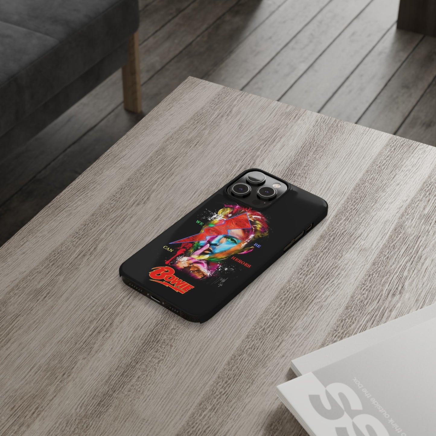 David Bowie: We Can Be Heroes" iPhone 15, 14, 13, 12 Cases