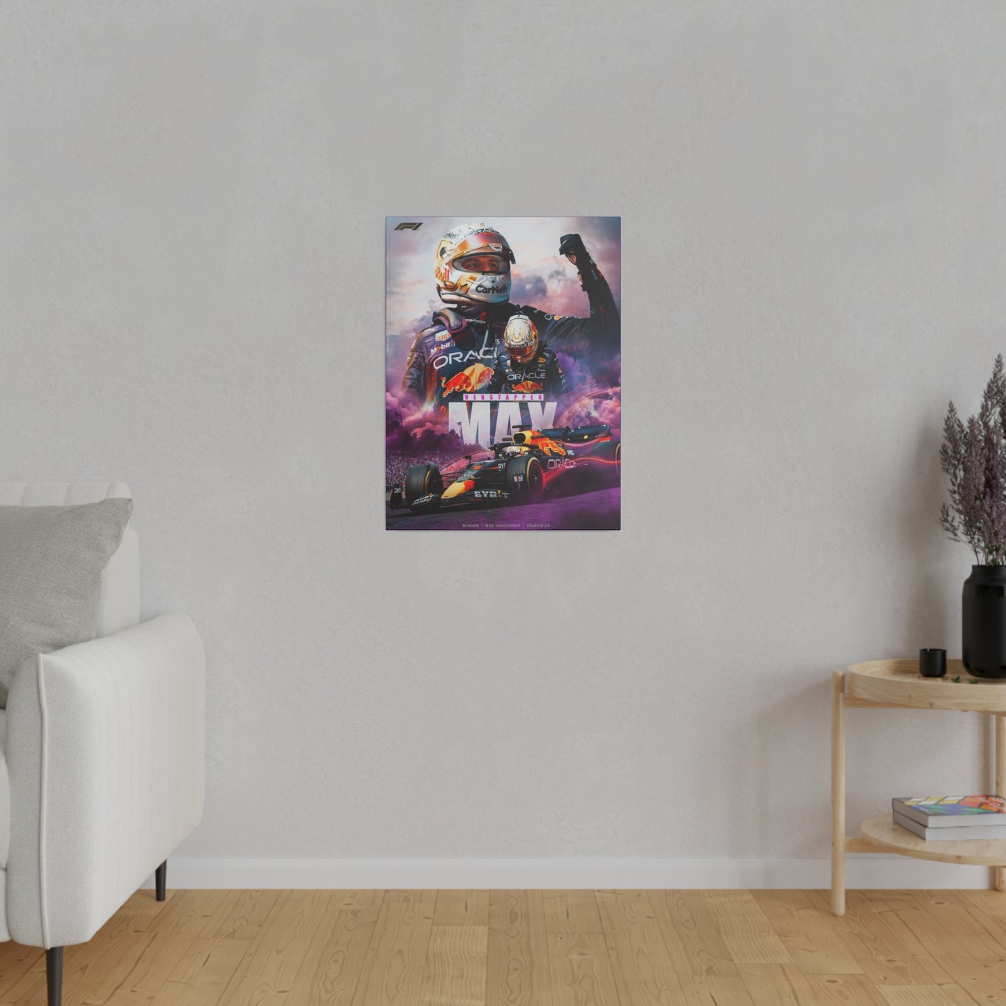 Max Verstappen: Redbull GP Spain Victory Canvas