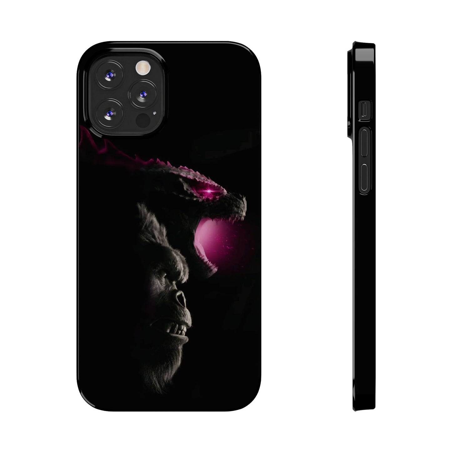 Godzilla x Kong New Age iPhone Cases: Unleash the Titans (Purple Edition)