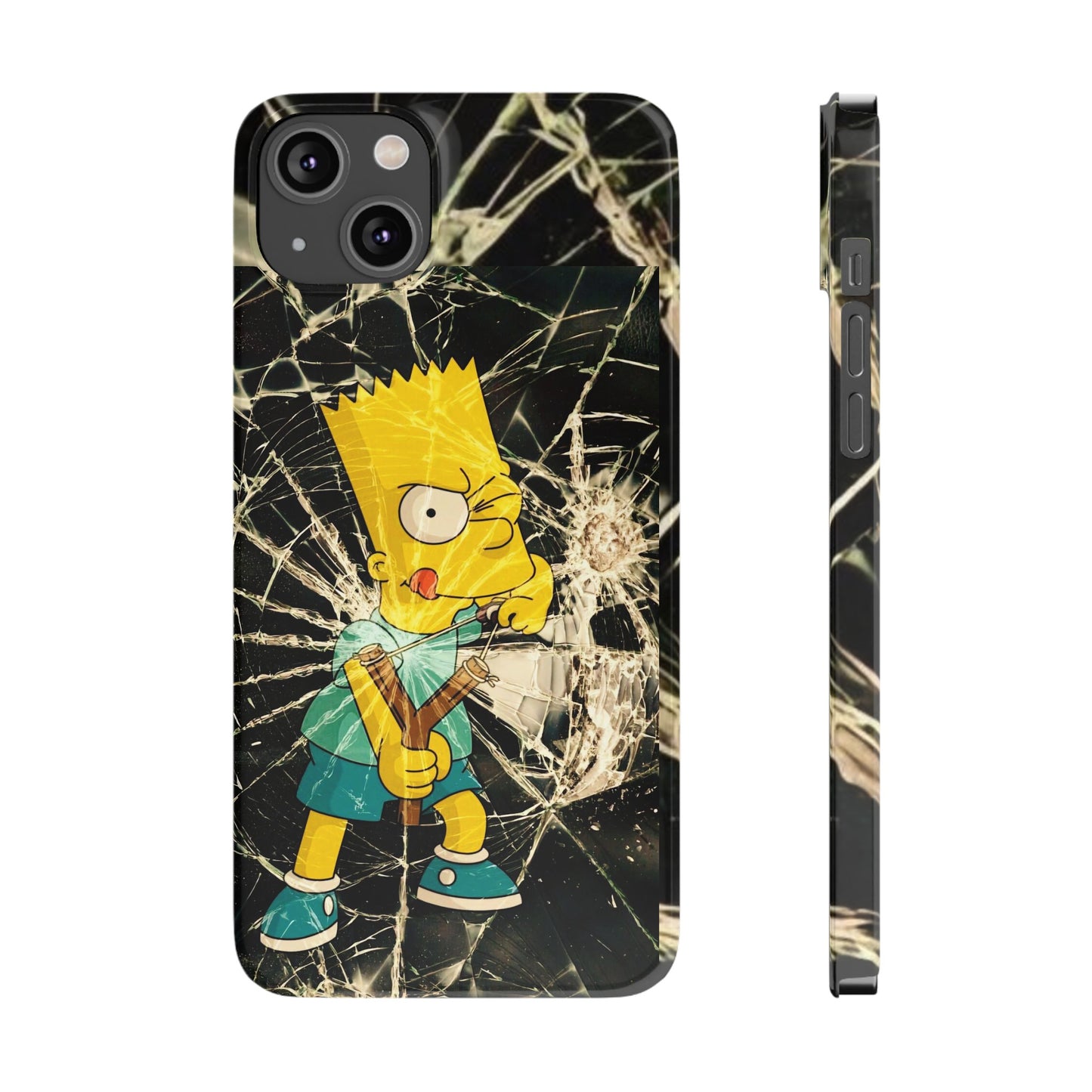Bart Breaking Glass Iphone 15, 14, 13, 12 Cases