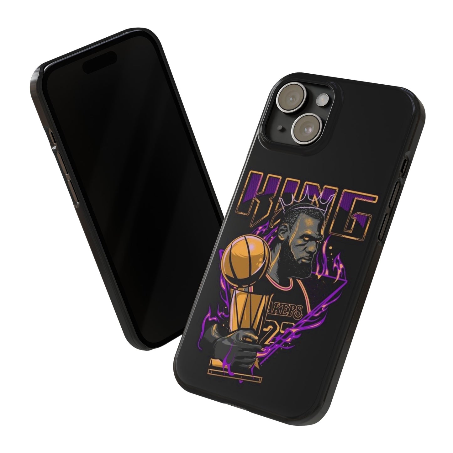 LeBron James is The King Iphone 15, 14, 13, 12, 11 Cases