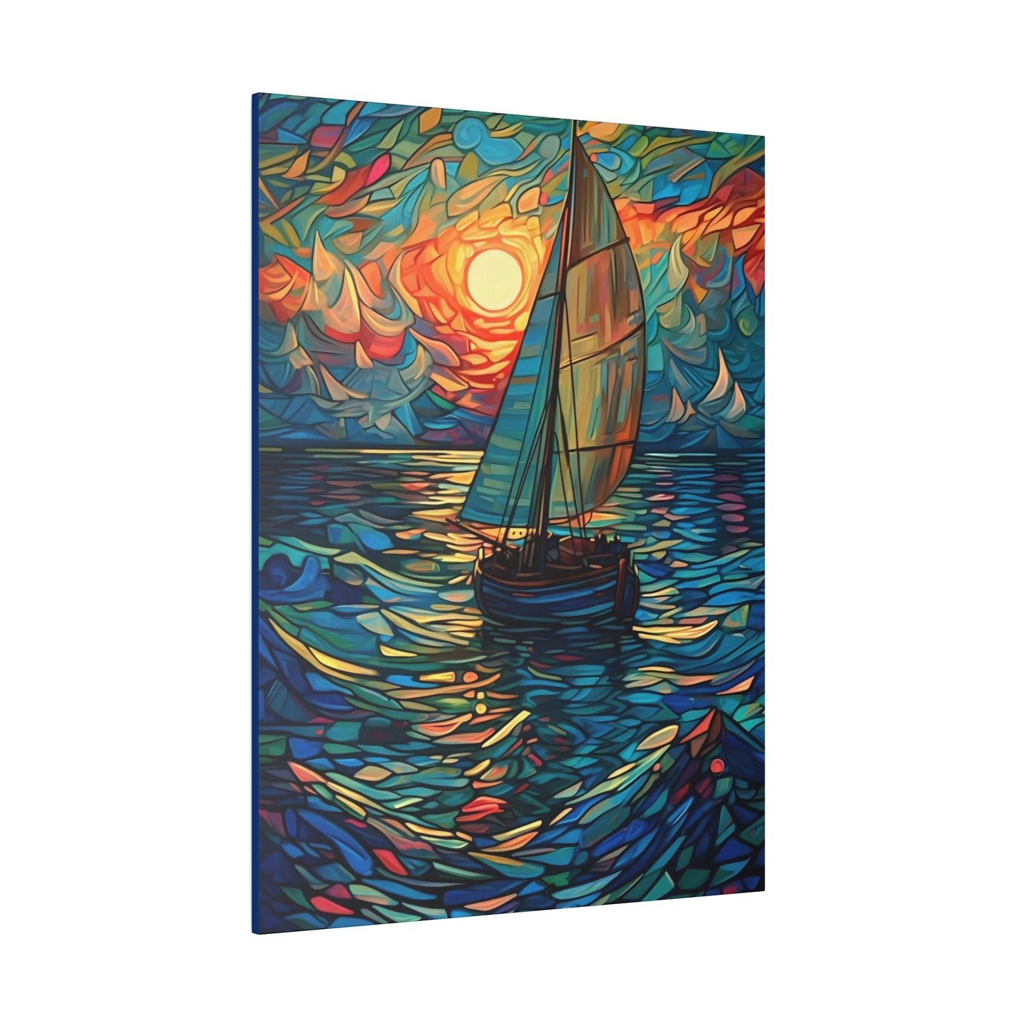 Ship on the Sea: Nautical Wall Art - Canvas