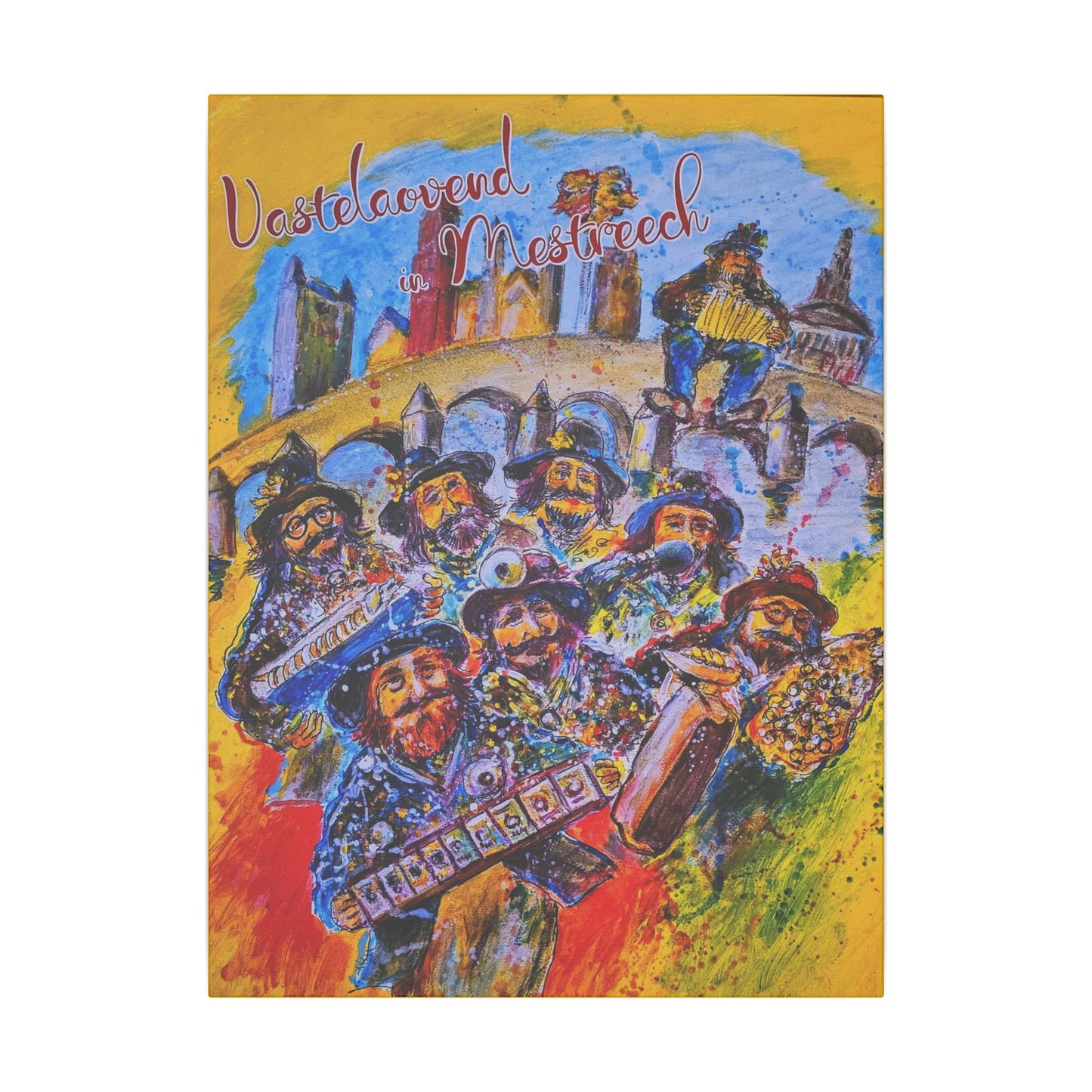 Vastelaovend in Mestreech - Colorful Wall Canvas