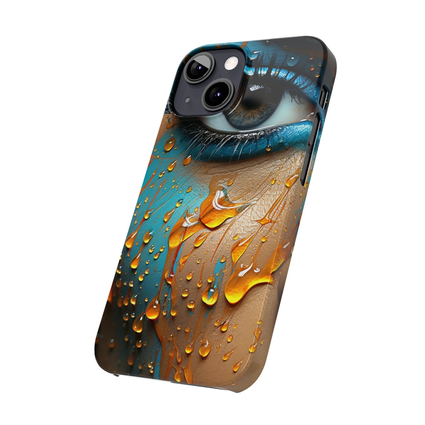 Tearful Eyes: iPhone 15, 14, 13, 12 Cases