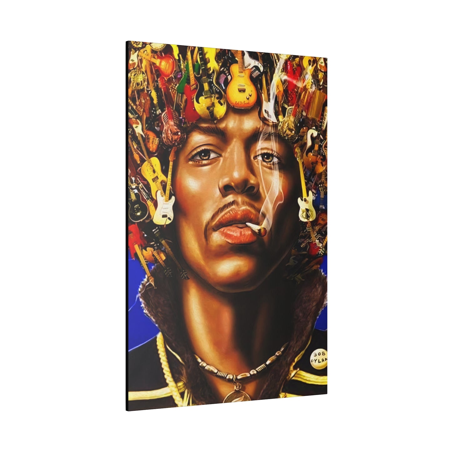 Jimi Hendrix Guitar King - Canvas