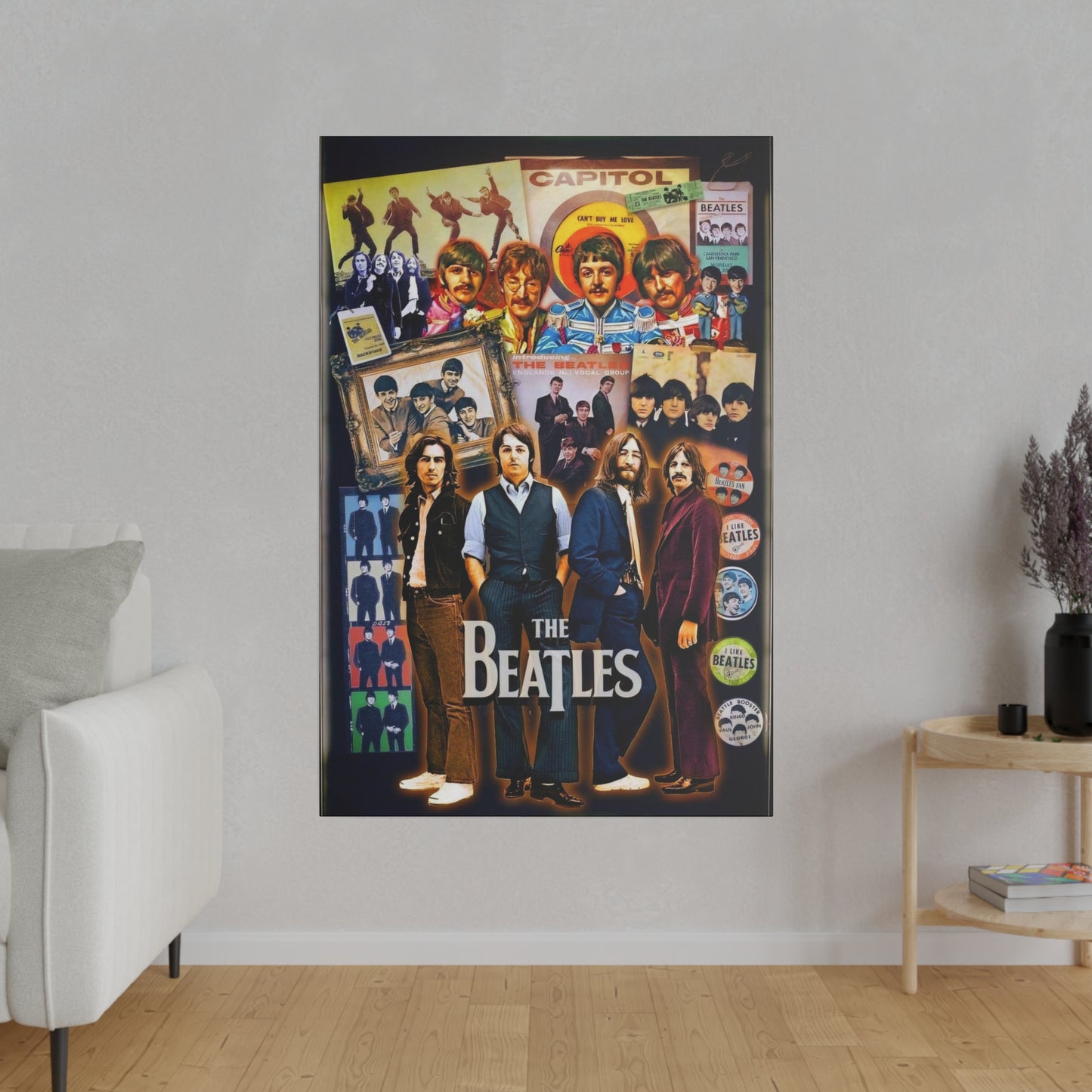 The Beatles: A Compilation of Many Years Canvas