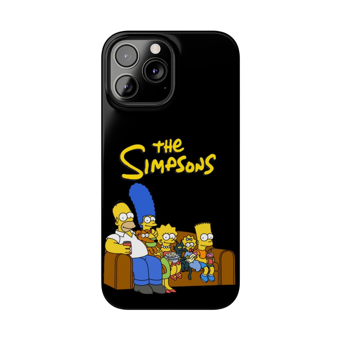 Springfield on Your Phone: The Simpsons iPhone 15, 14, 13, 12, 11 Cases