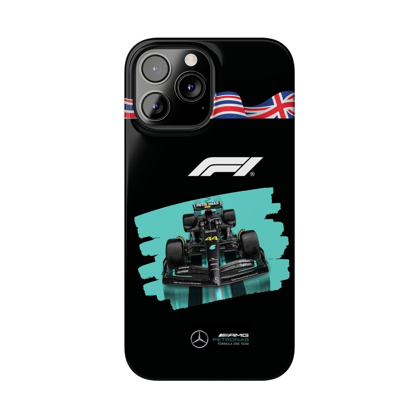 F1 Mercedes Black Edition Iphone Cases