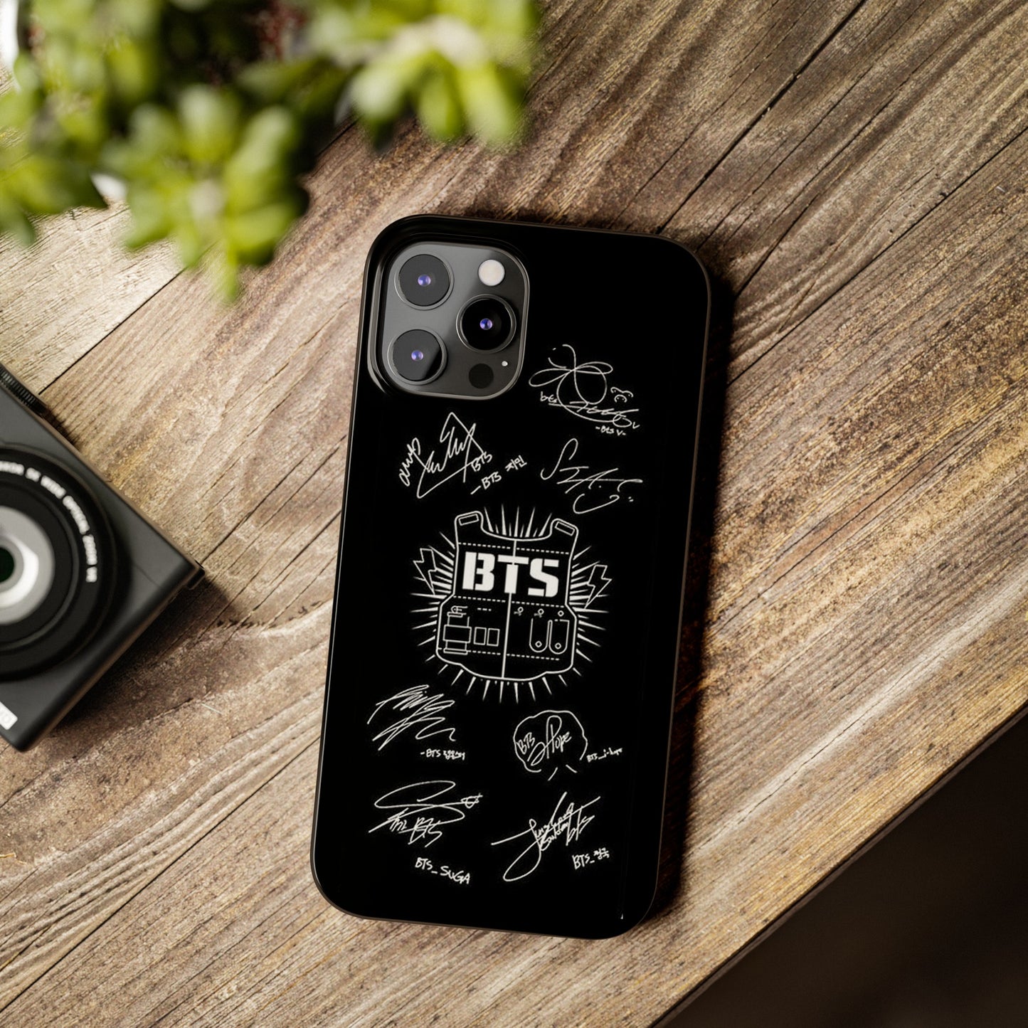BTS Signature IPhone 15, 14, 13, 12 Cases