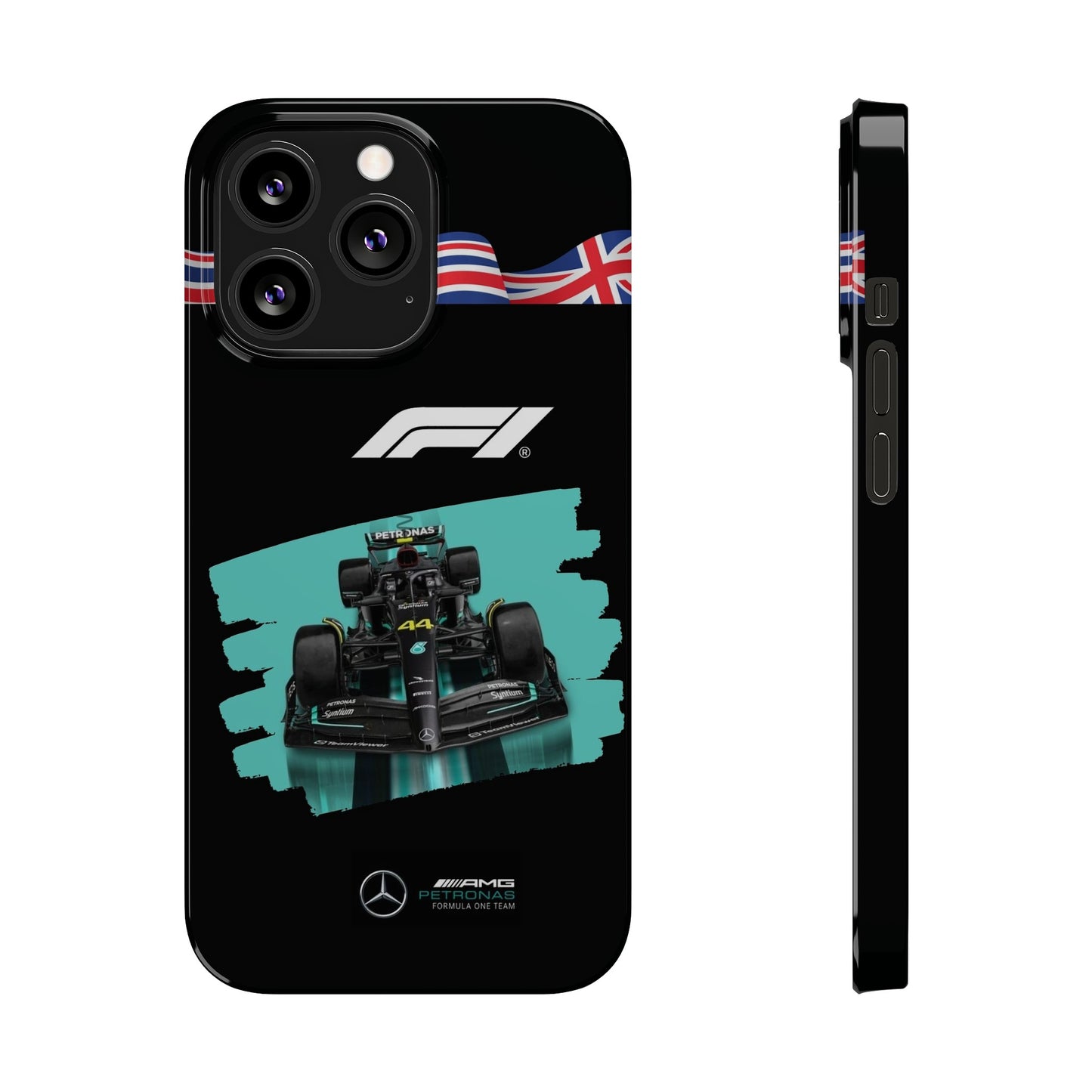 F1 Mercedes Black Edition Iphone Cases