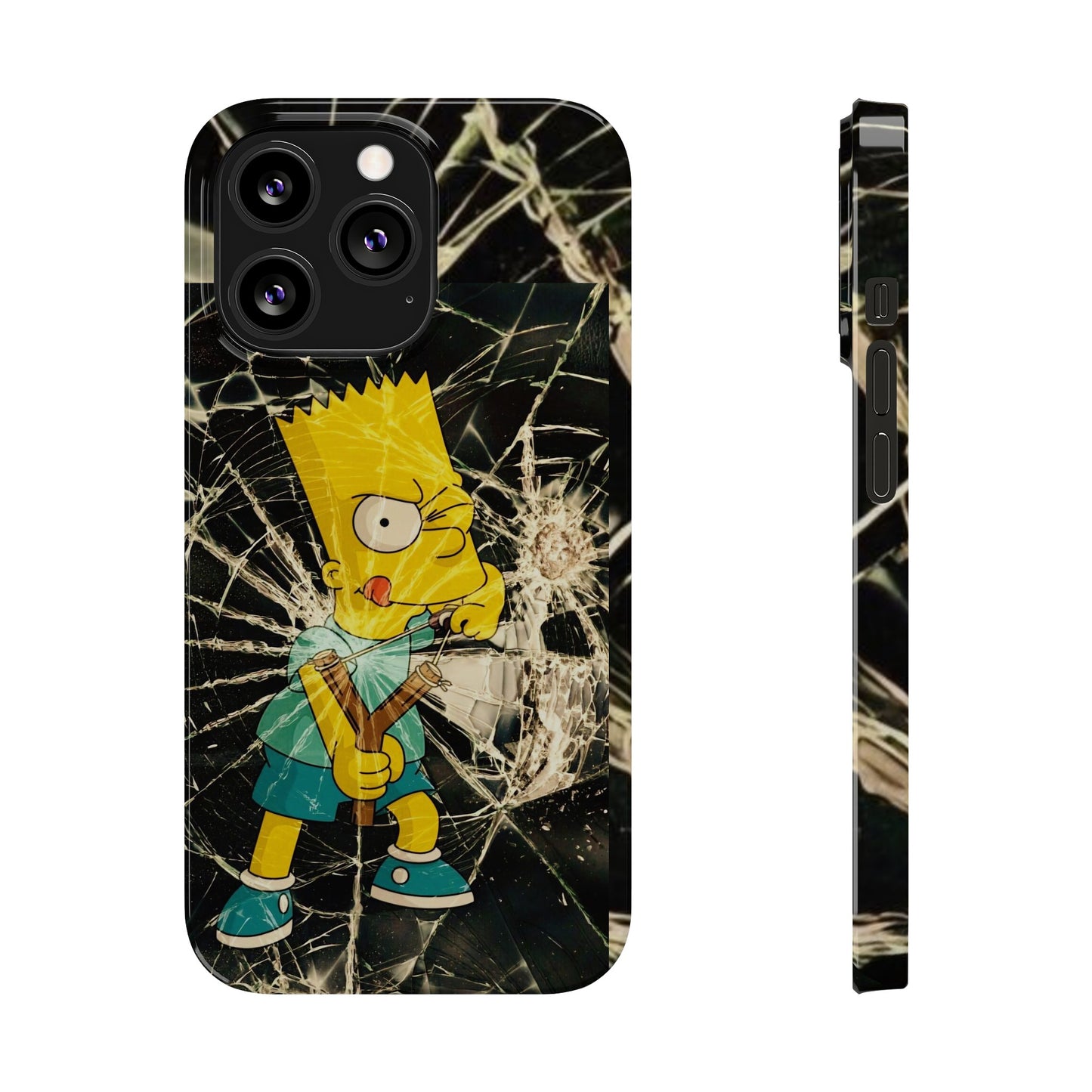 Bart Breaking Glass Iphone 15, 14, 13, 12 Cases