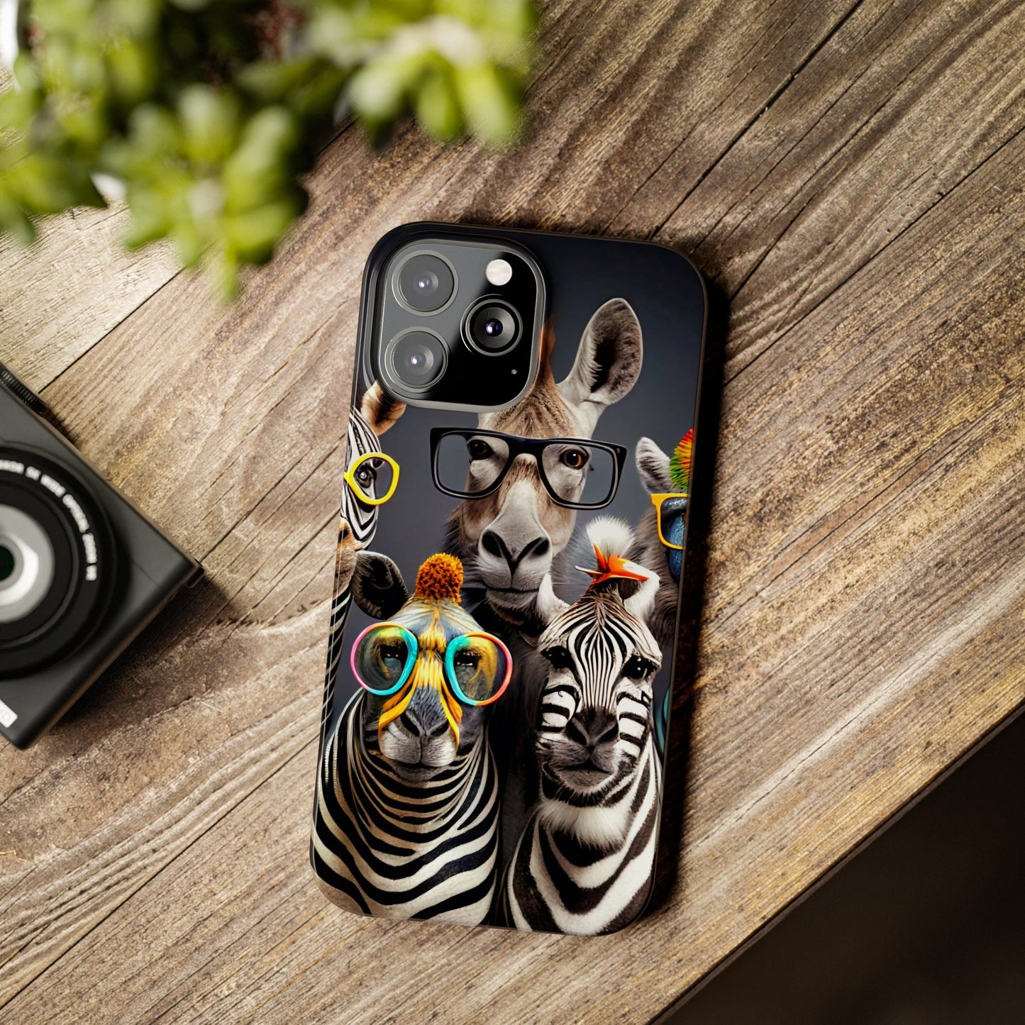 Funny Cool Zebras" iPhone 15, 14, 13, 12 Cases