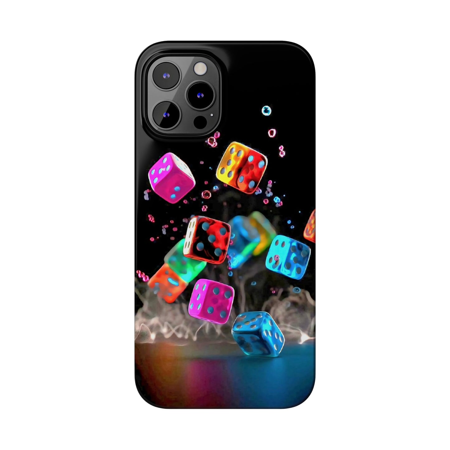 Falling Colorful Cubes, Iphone 15, 14, 13, 12 Cases