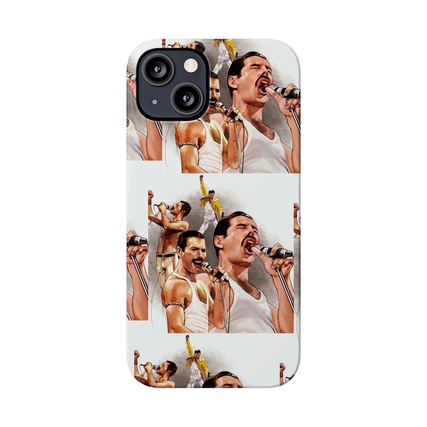 Freddie Mercury, Live, Queen, Iphone 15, 14, 13, 12 Cases
