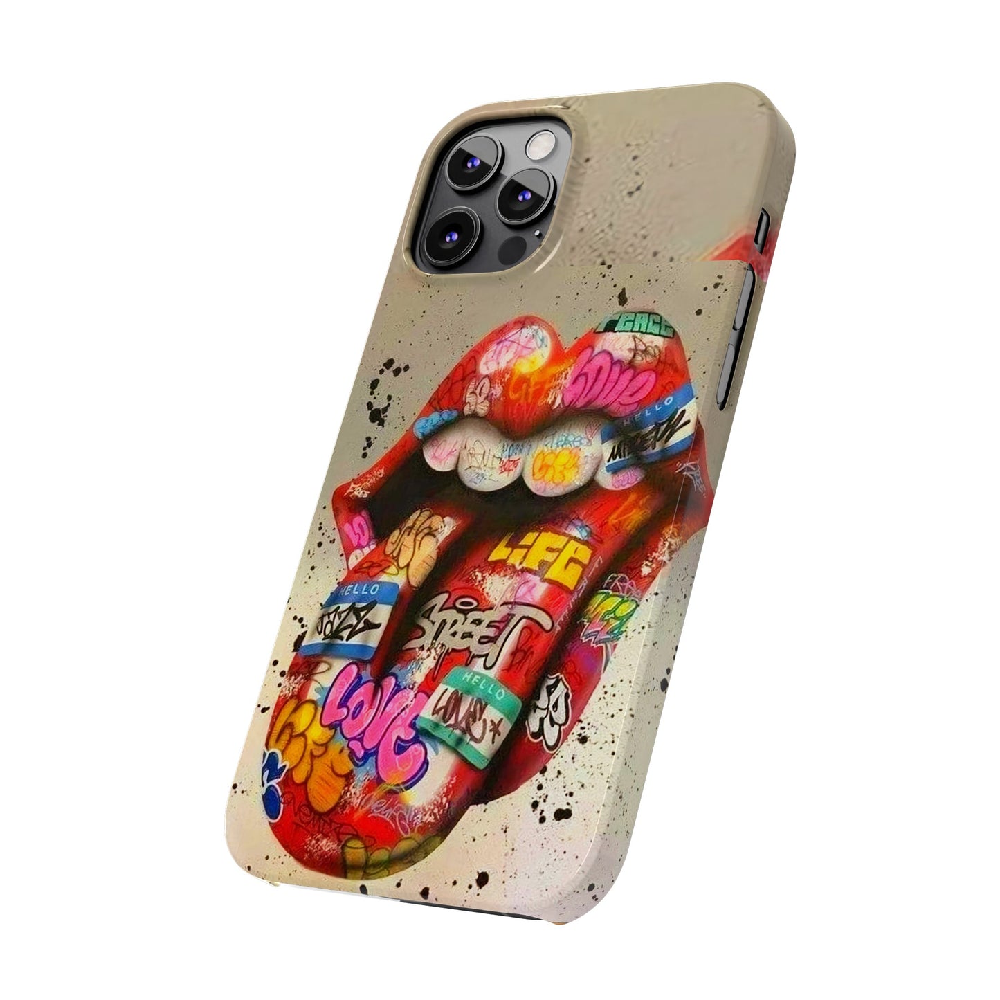 Rolling Stones Tongue Logo Iphone 15, 14, 13, 12 Cases