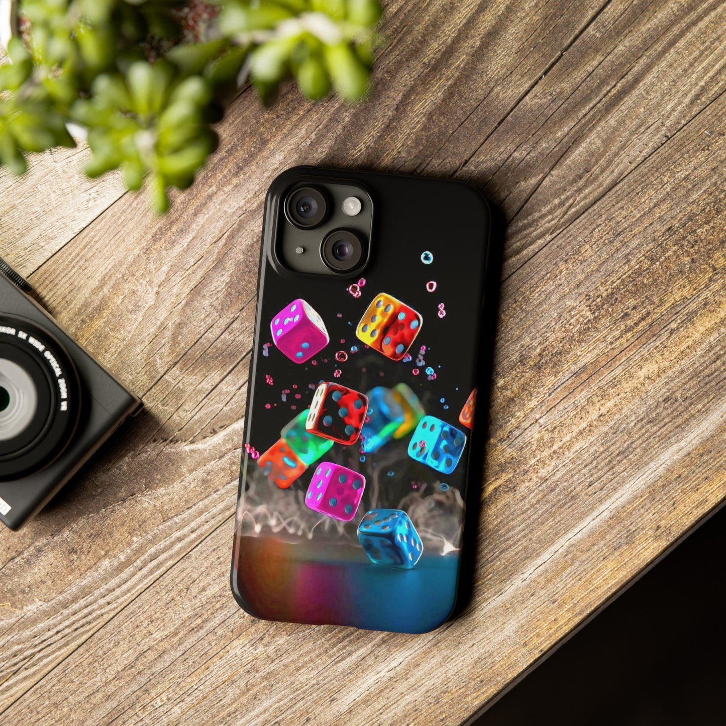 Falling Colorful Cubes, Iphone 15, 14, 13, 12 Cases
