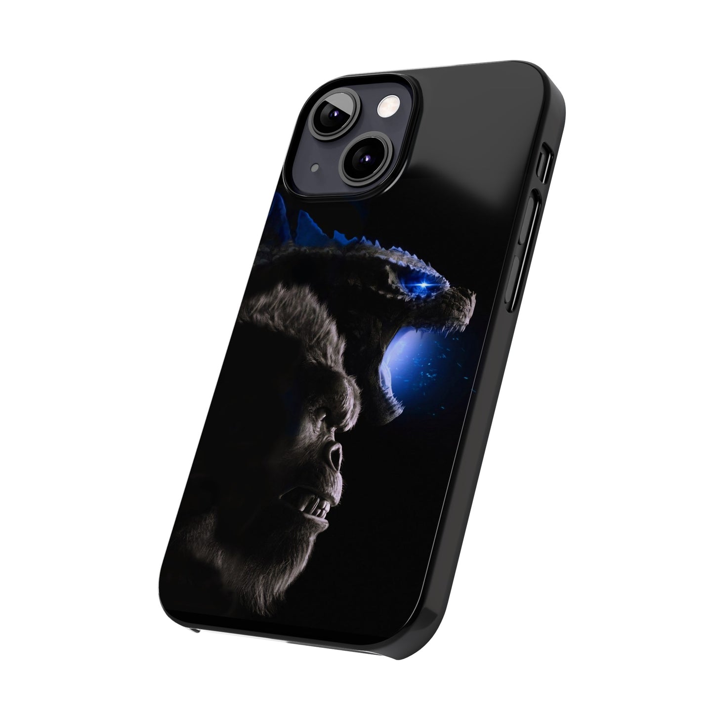 Godzilla x Kong New Age iPhone Cases: Unleash the Titans (Blue Edition)