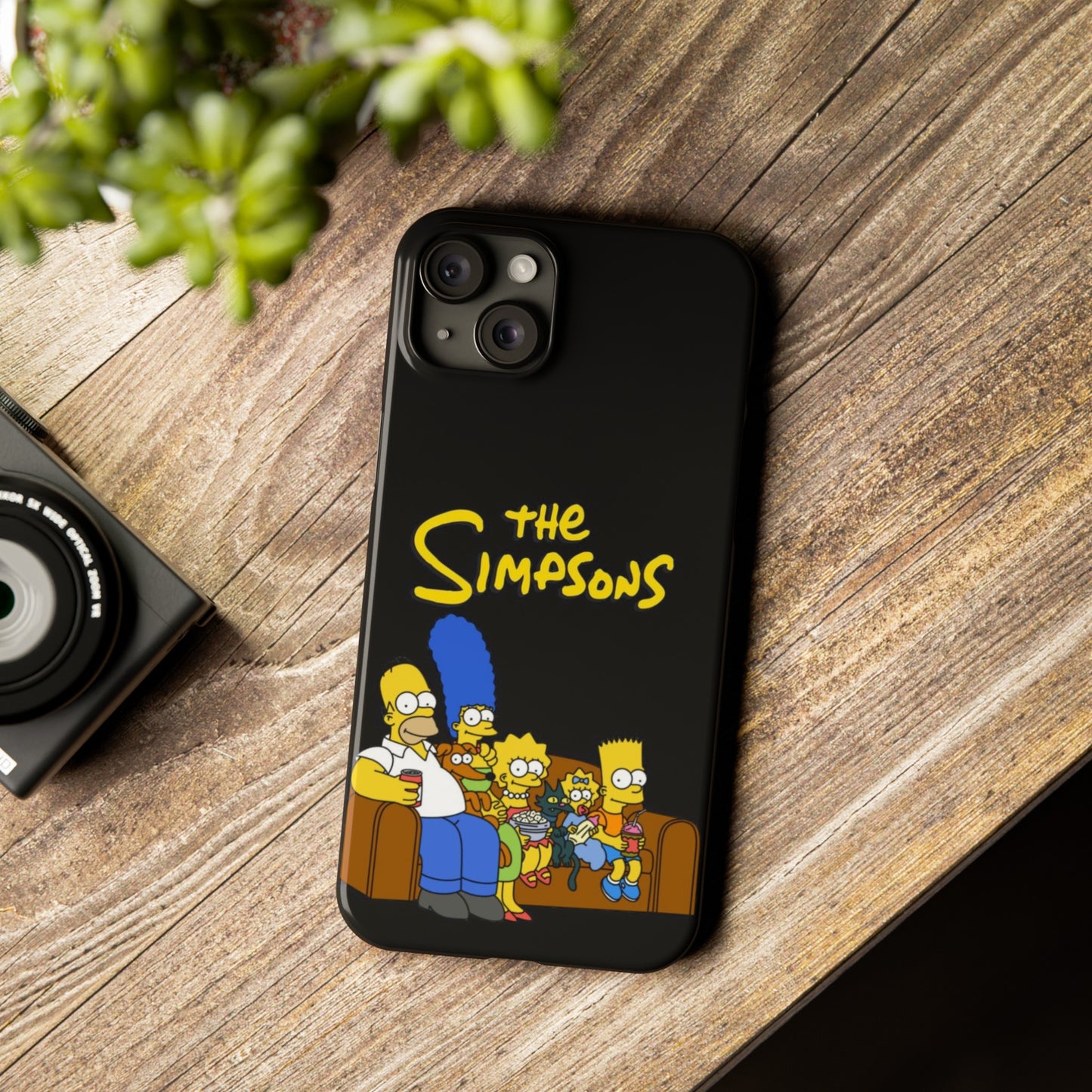 Springfield on Your Phone: The Simpsons iPhone 15, 14, 13, 12, 11 Cases