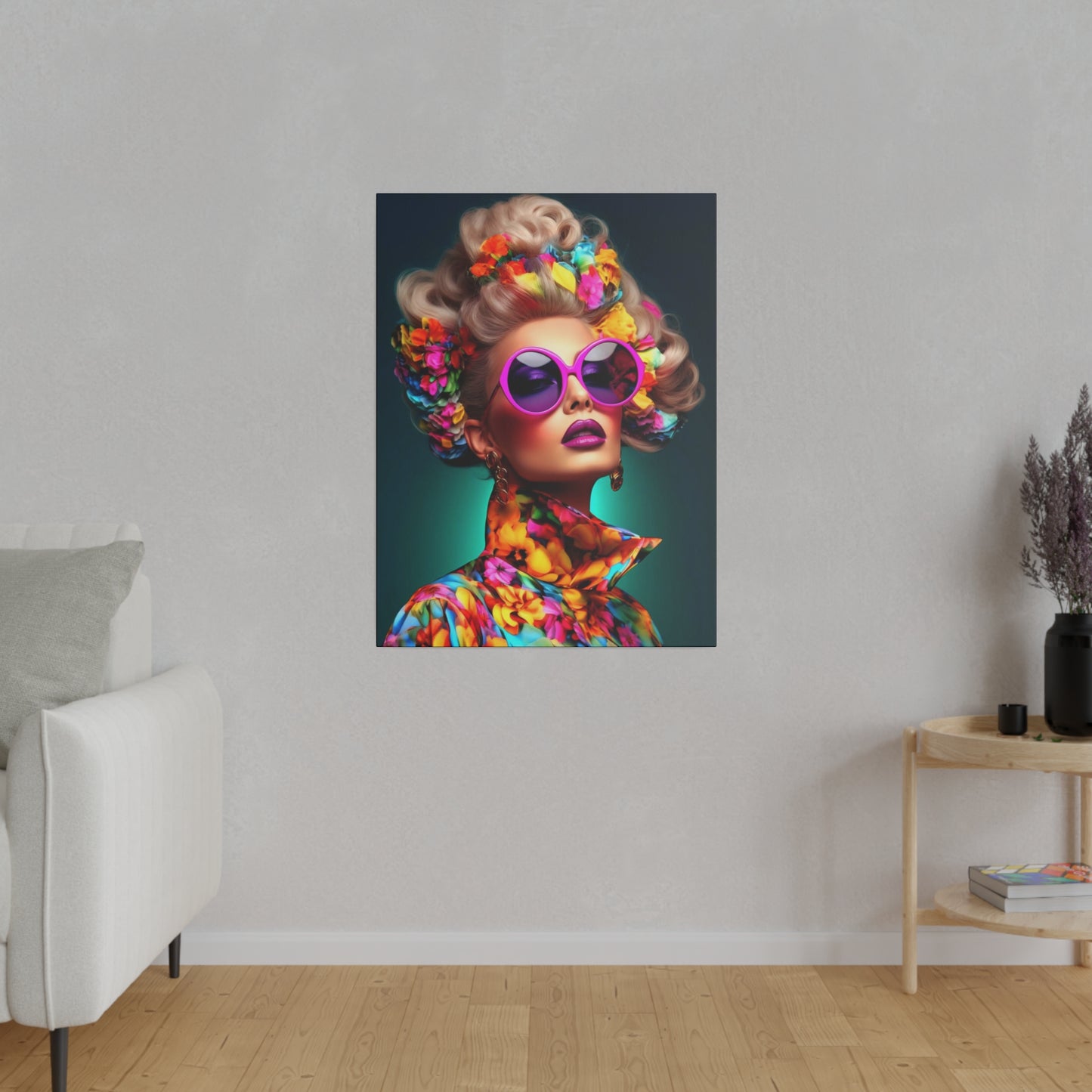 Vibrant Women: Colorful Art Style - Canvas