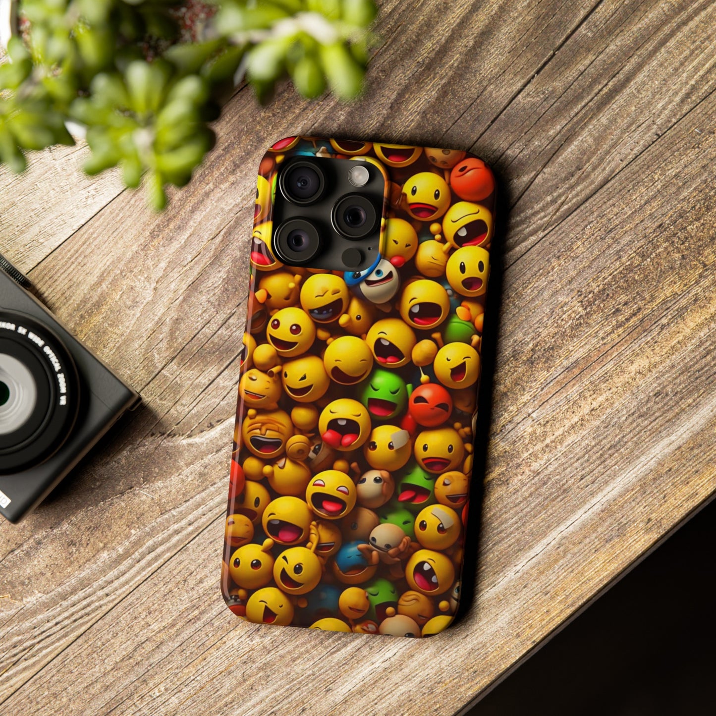 Colorful Emoji Iphone 15, 14, 13, 12 Cases
