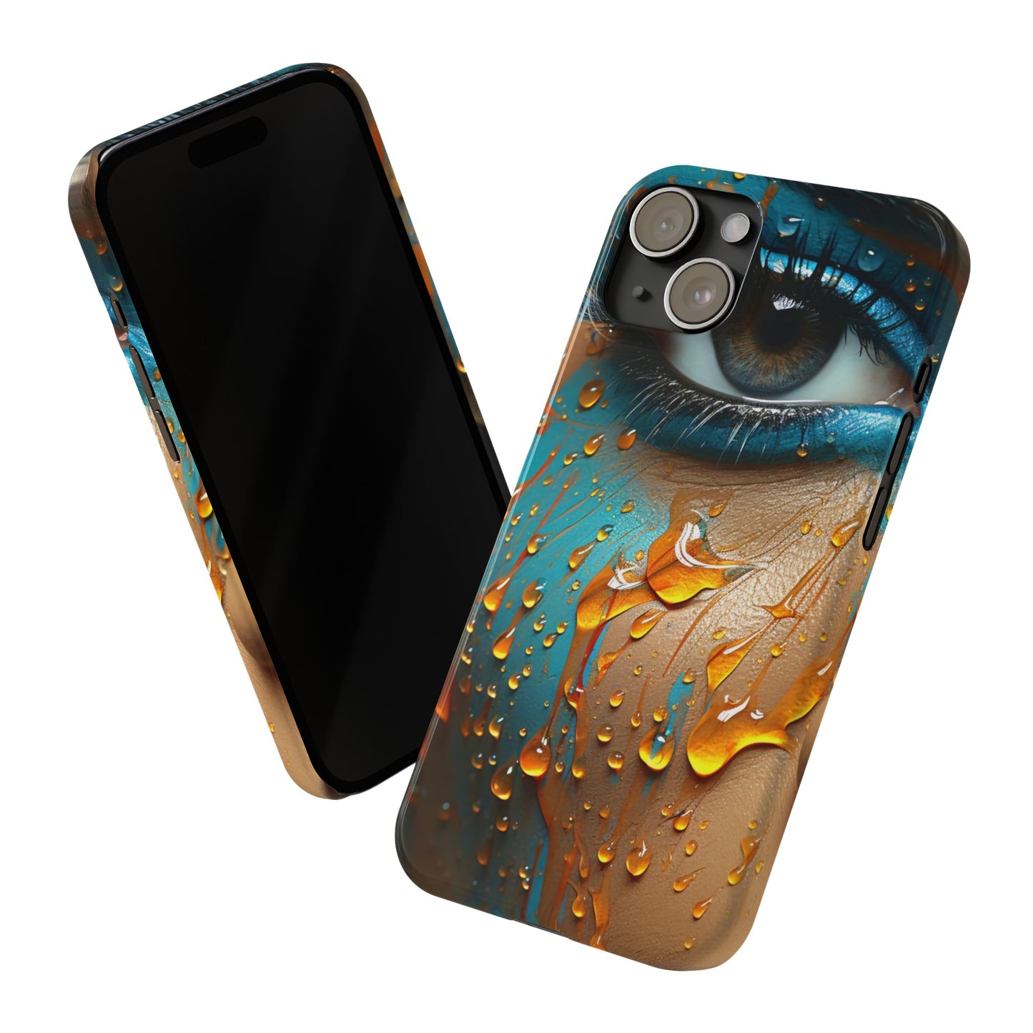Tearful Eyes: iPhone 15, 14, 13, 12 Cases