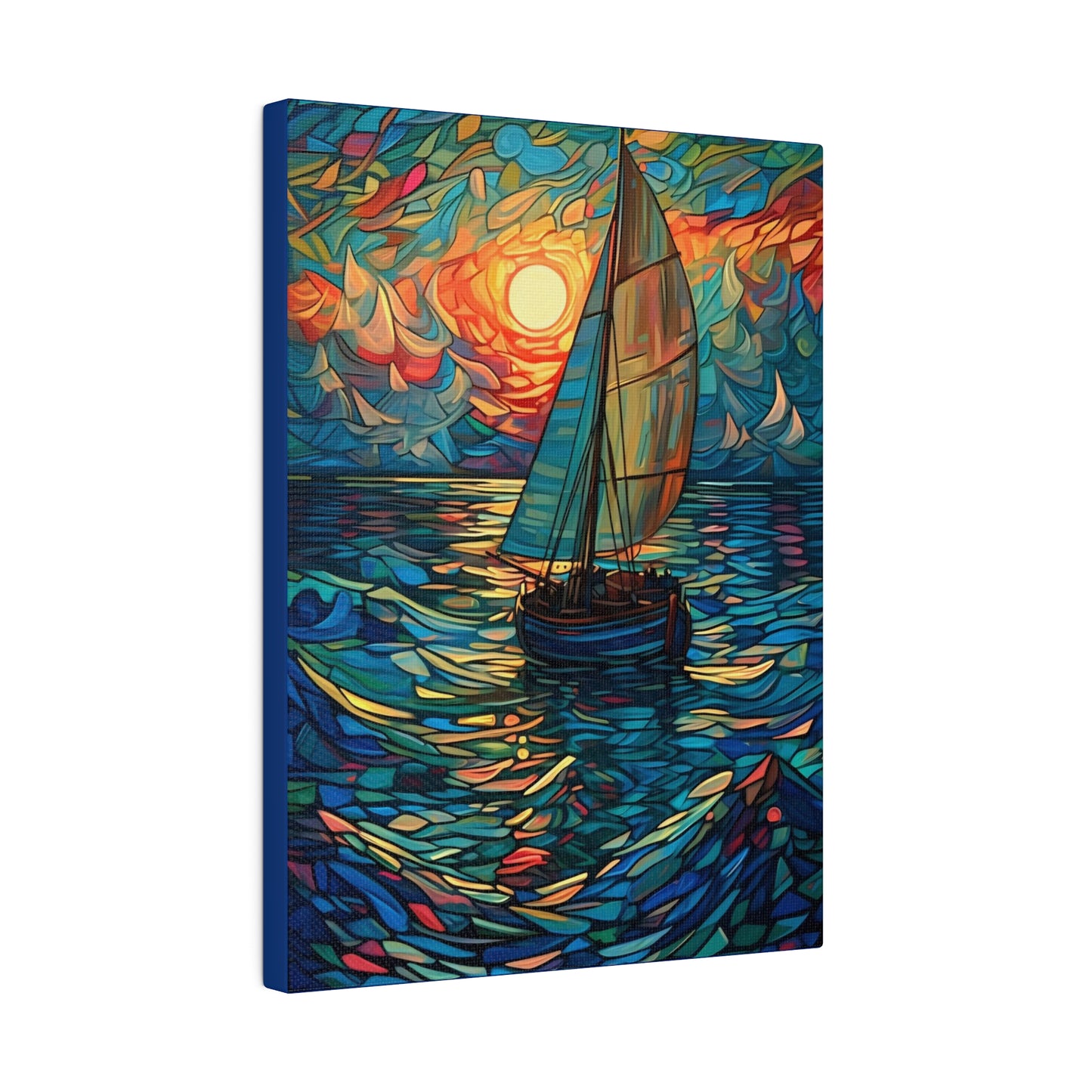 Ship on the Sea: Nautical Wall Art - Canvas