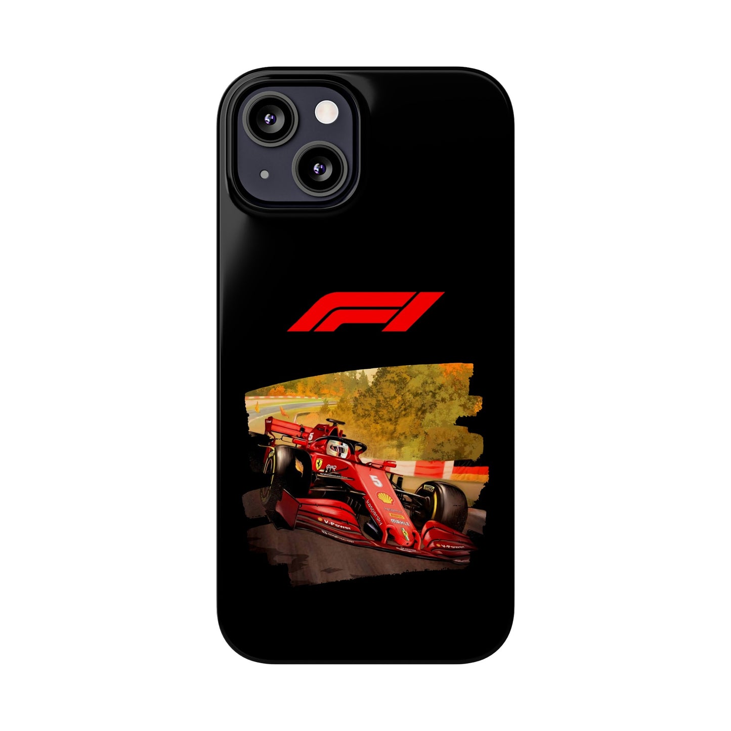 F1 Ferrari's power Iphone 15, 14, 13, 12, 11 Cases
