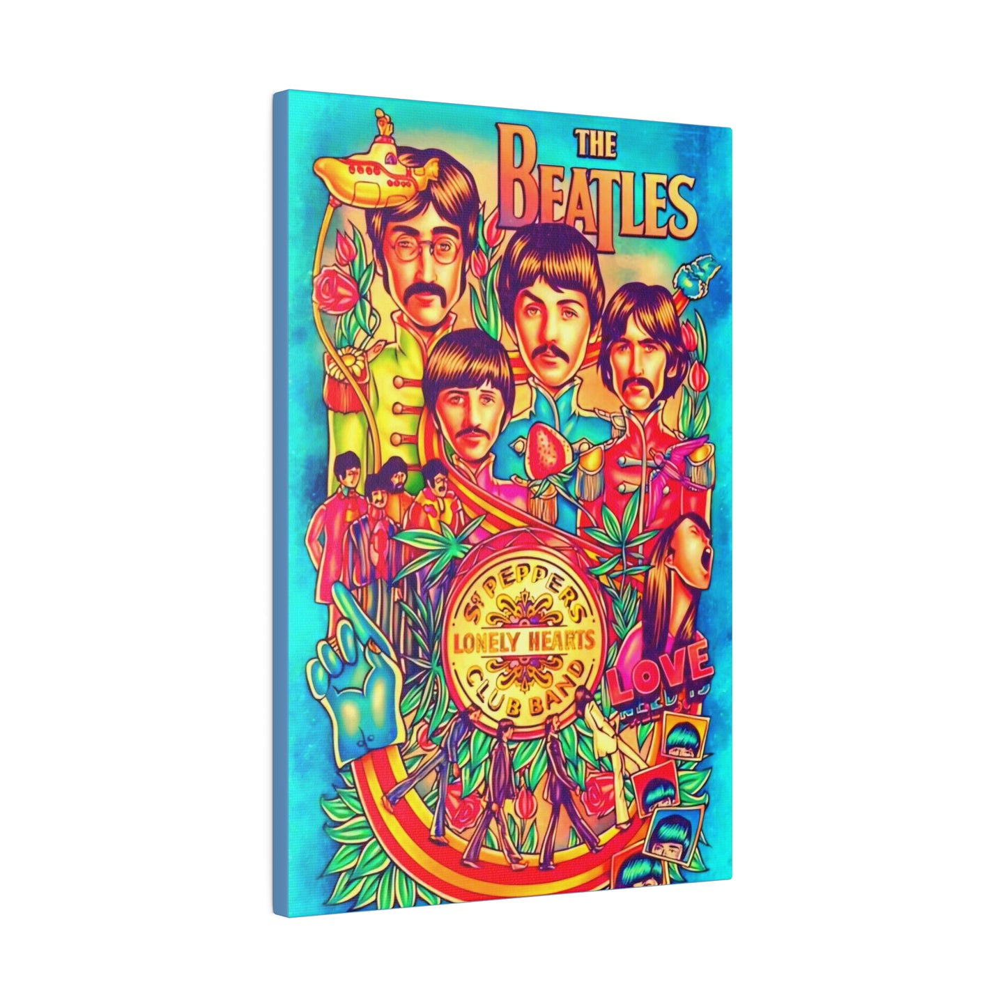 The Beatles, St Pepper Lonely Hearts Club band - Canvas