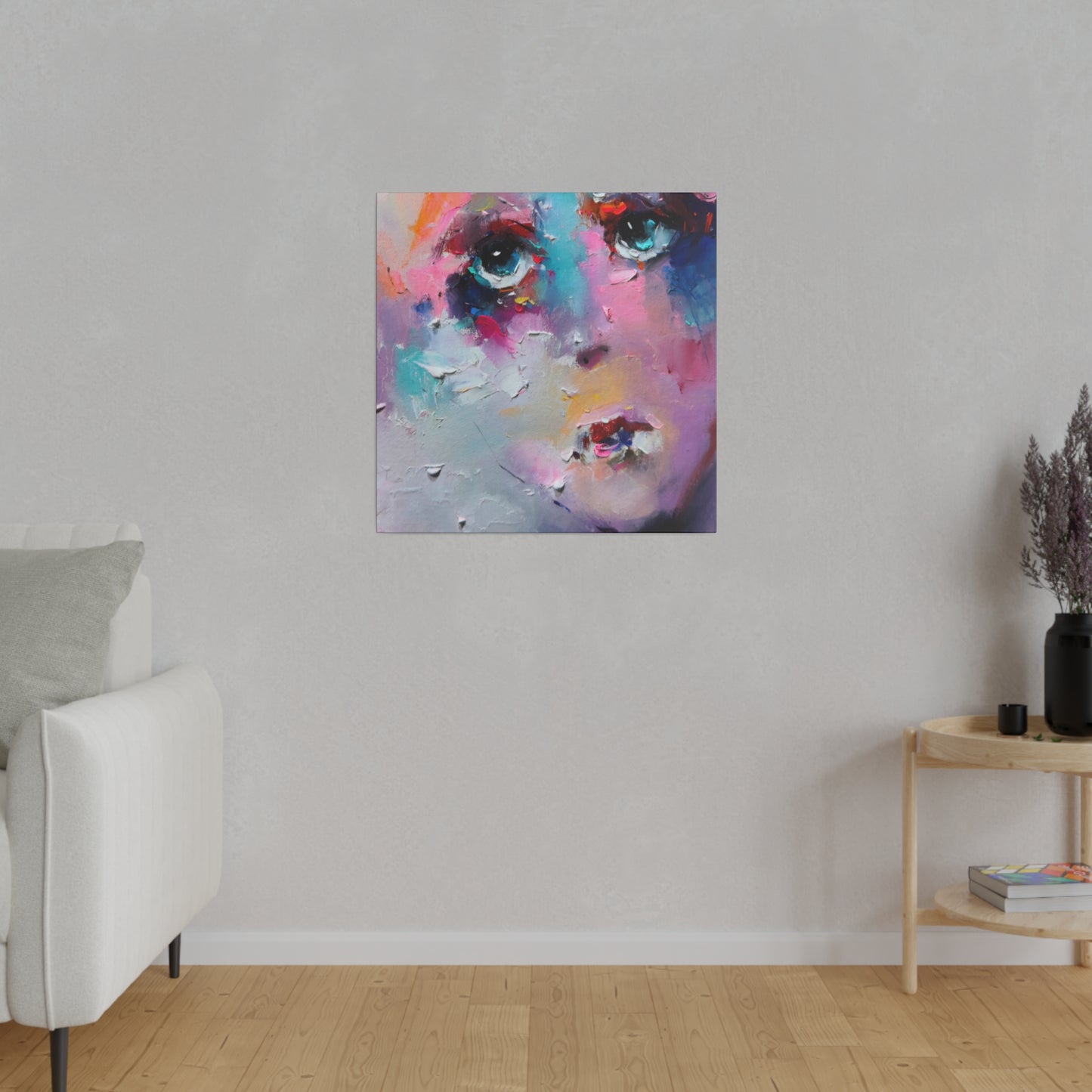 Vivid Despair - A Colorful Sadness - Canvas
