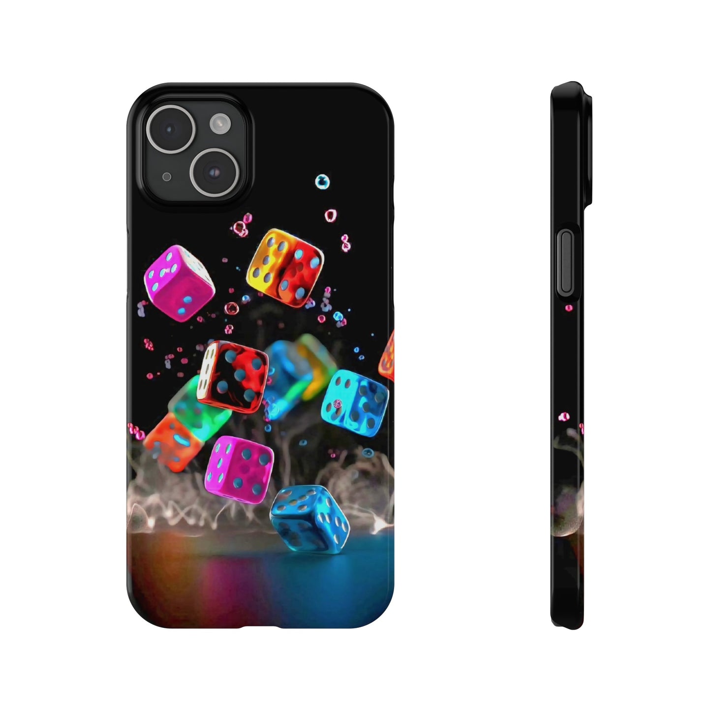 Falling Colorful Cubes, Iphone 15, 14, 13, 12 Cases