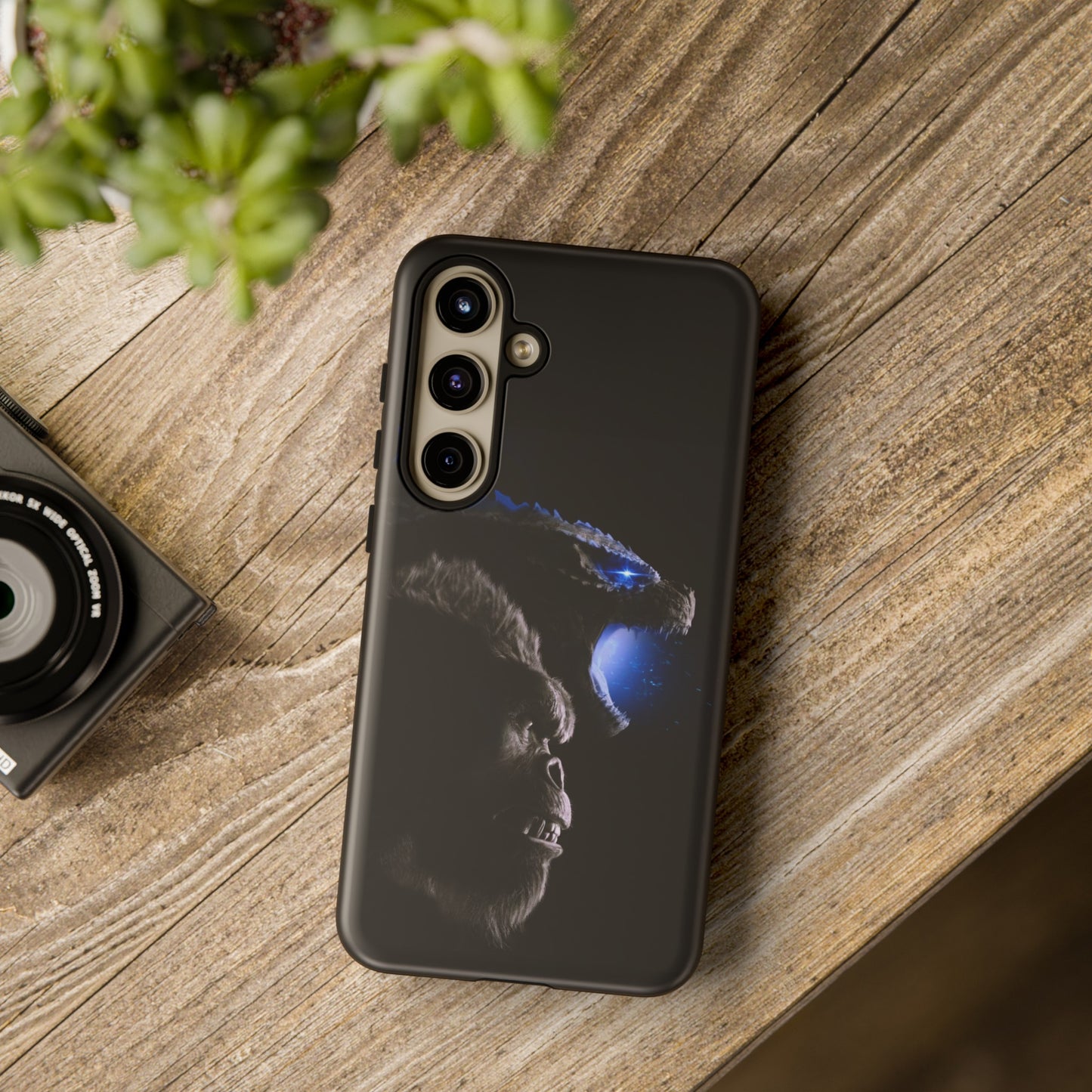 Godzilla x Kong New Age Samsung Galaxy Cases: Unleash the Titan (Blue edition)