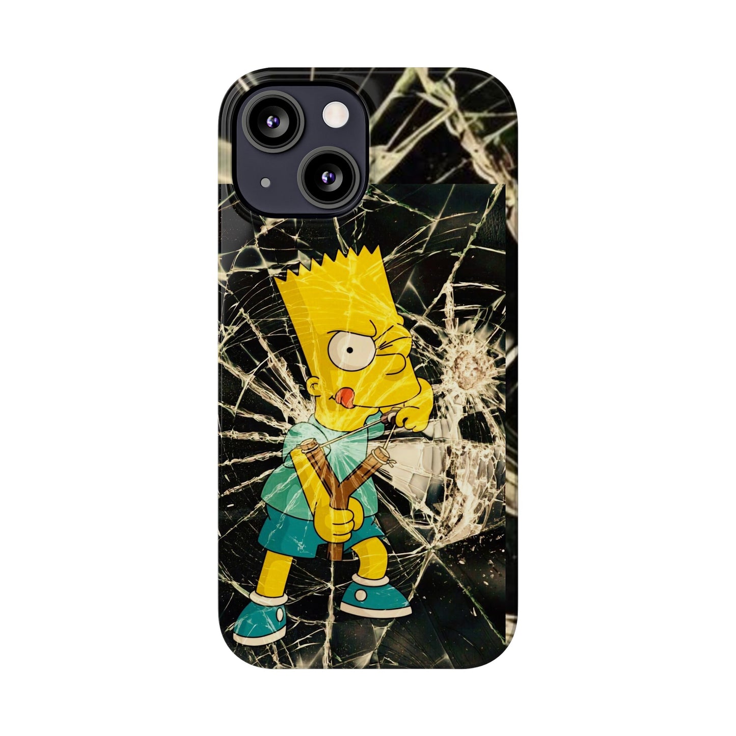 Bart Breaking Glass Iphone 15, 14, 13, 12 Cases