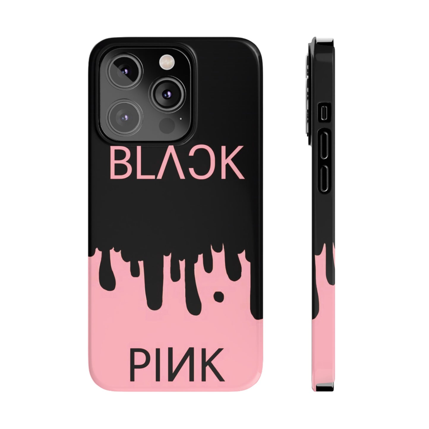 Black Pink Color Edition Iphone 15, 14, 13, 12 Cases