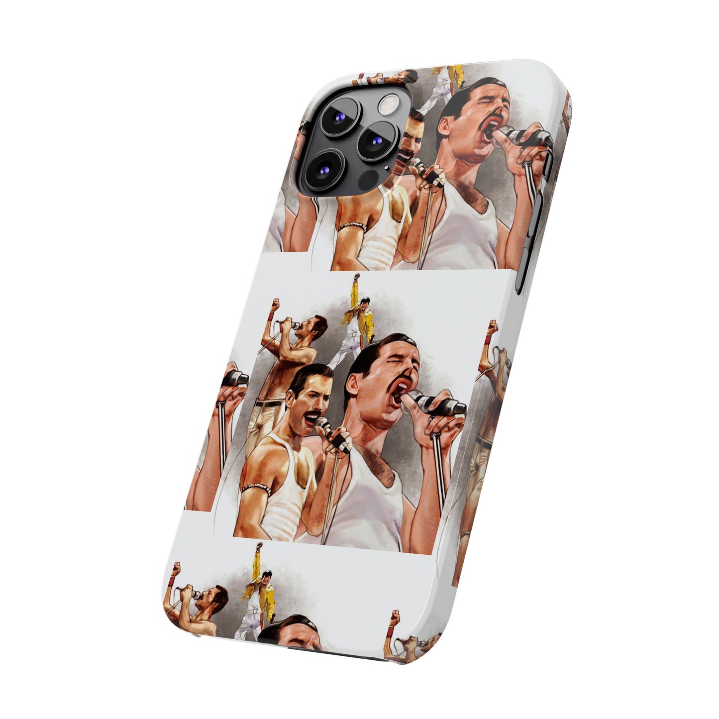 Freddie Mercury, Live, Queen, Iphone 15, 14, 13, 12 Cases